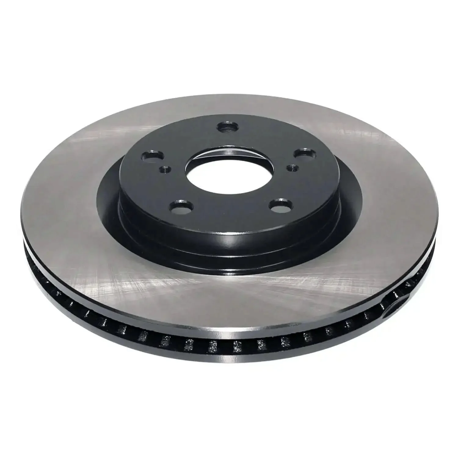 Electrophoretic Front Vented Brake Rotor With Superior Corrosion-Resistant Coating, Salt Spray Tested Per ASTM B-117 ISO 9227, Brake Cleaner Safe Core, Tight Tolerances For Smooth, High-Performance Braking