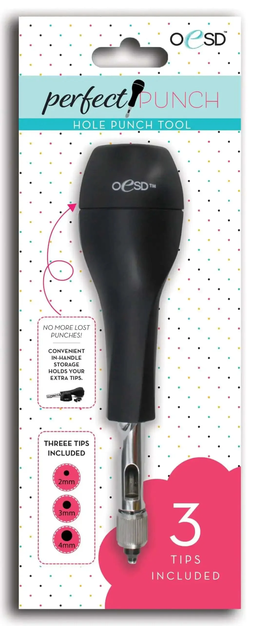Embroidery Hole Punch Tool Must Have With Adjustable Tip Sizes And Collar Works On Fabric And Craft Projects On A Self Healing Cutting Mat Easy Punch Down For Precise Hole Locations Ideal DIY Stitching And Crafting Assistant
