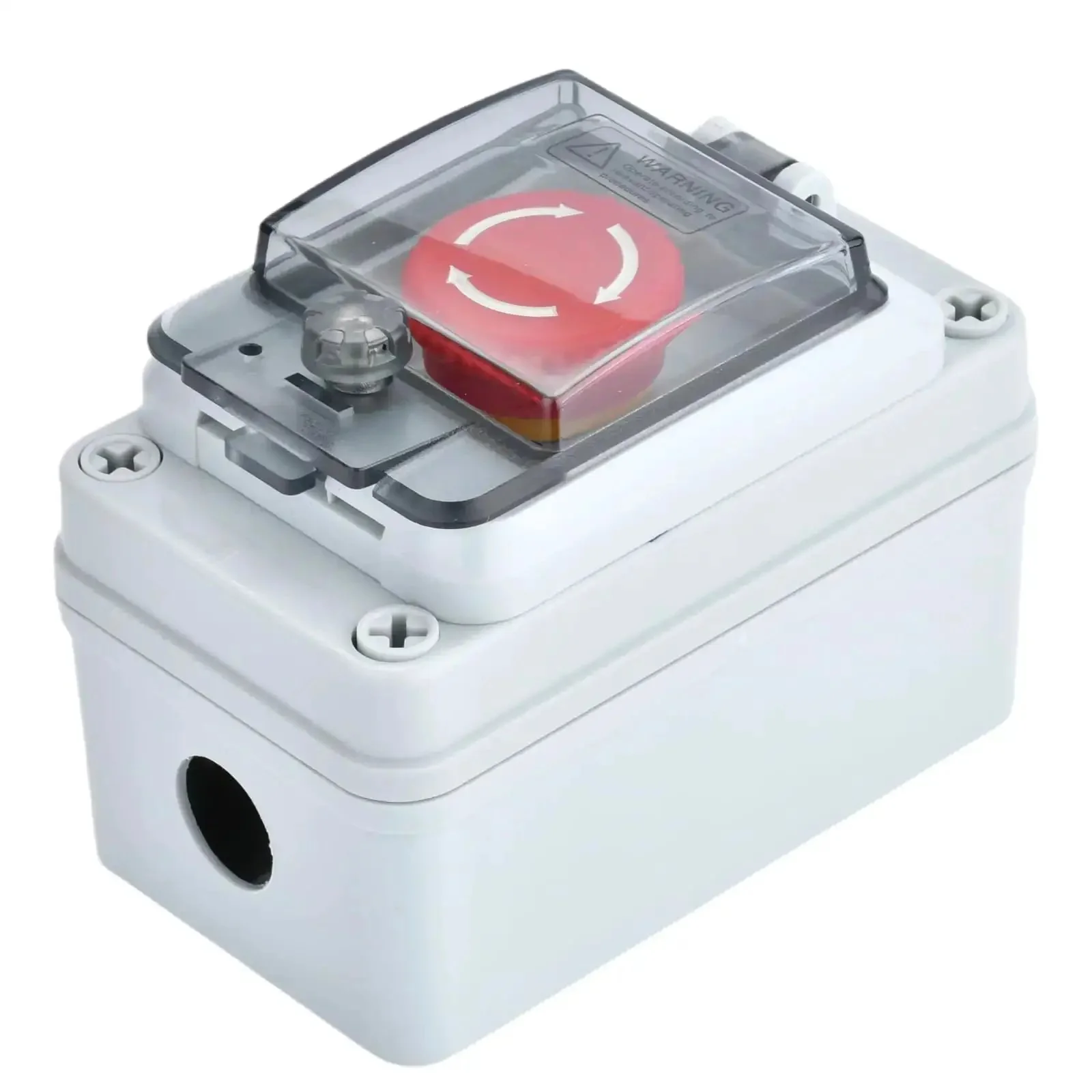 Emergency Stop Button Box 660V 10A Waterproof Outdoor Safety Switch For Industrial Use Rugged E Stop Push Button Box IP67 Weatherproof Enclosure With Dustproof And Impact Resistant Shell - Image 2
