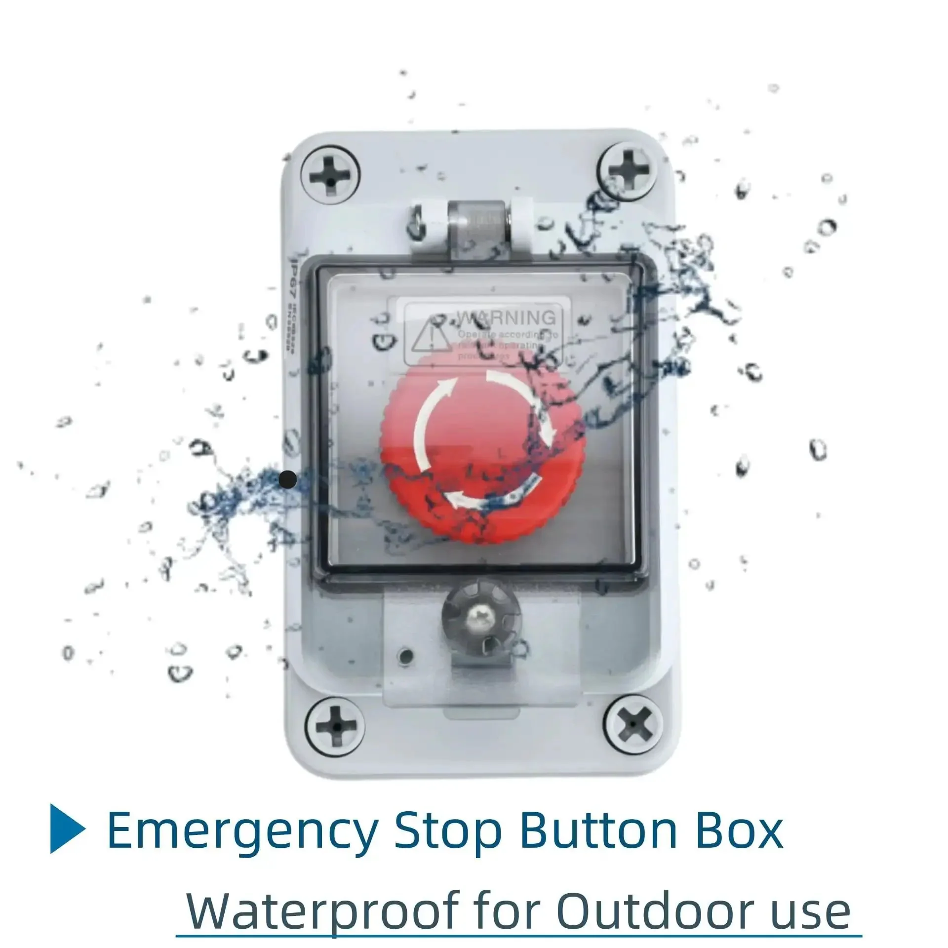 Emergency Stop Button Box 660V 10A Waterproof Outdoor Safety Switch For Industrial Use Rugged E Stop Push Button Box IP67 Weatherproof Enclosure With Dustproof And Impact Resistant Shell - Image 8