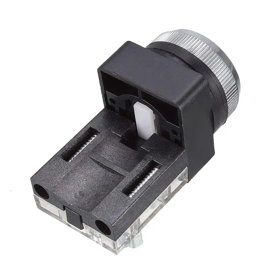 Emergency Stop DPST Push Button Switch 1NO 1NC, AC 250V 6A, 4 Terminal, Momentary Control Button, Industrial Panel Mount, 35mm Cutout, 0.2in Thick, Rugged And Easy Install - Image 2