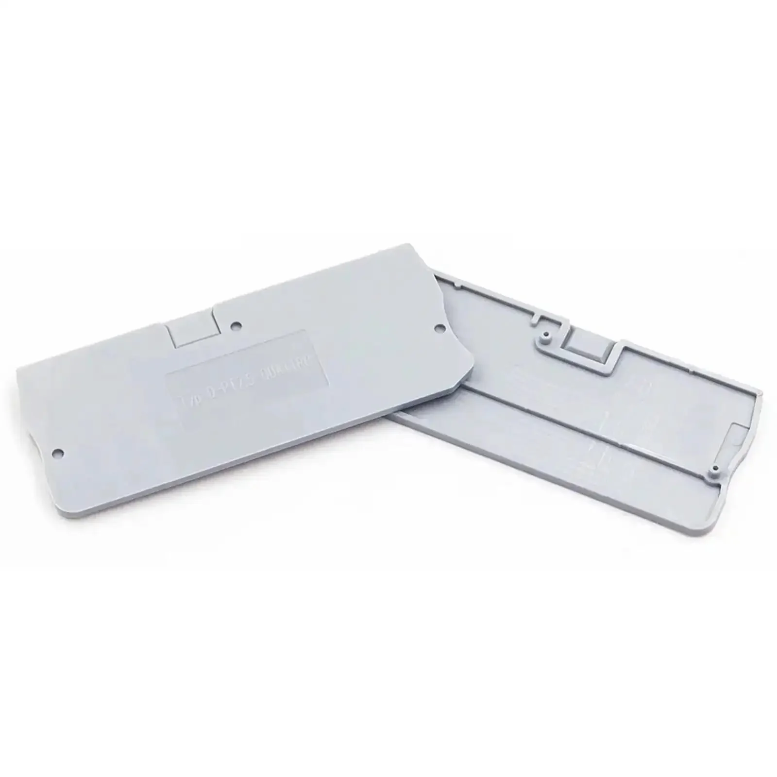 End Clamps For Rail Systems No Fuss Anti Lock Spring Terminal Blocks For Electrical Panels 100 Pieces 2.5mm Square Wire Plug And Play Ready For Quick Mounting And Solid Panel Setup - Image 2