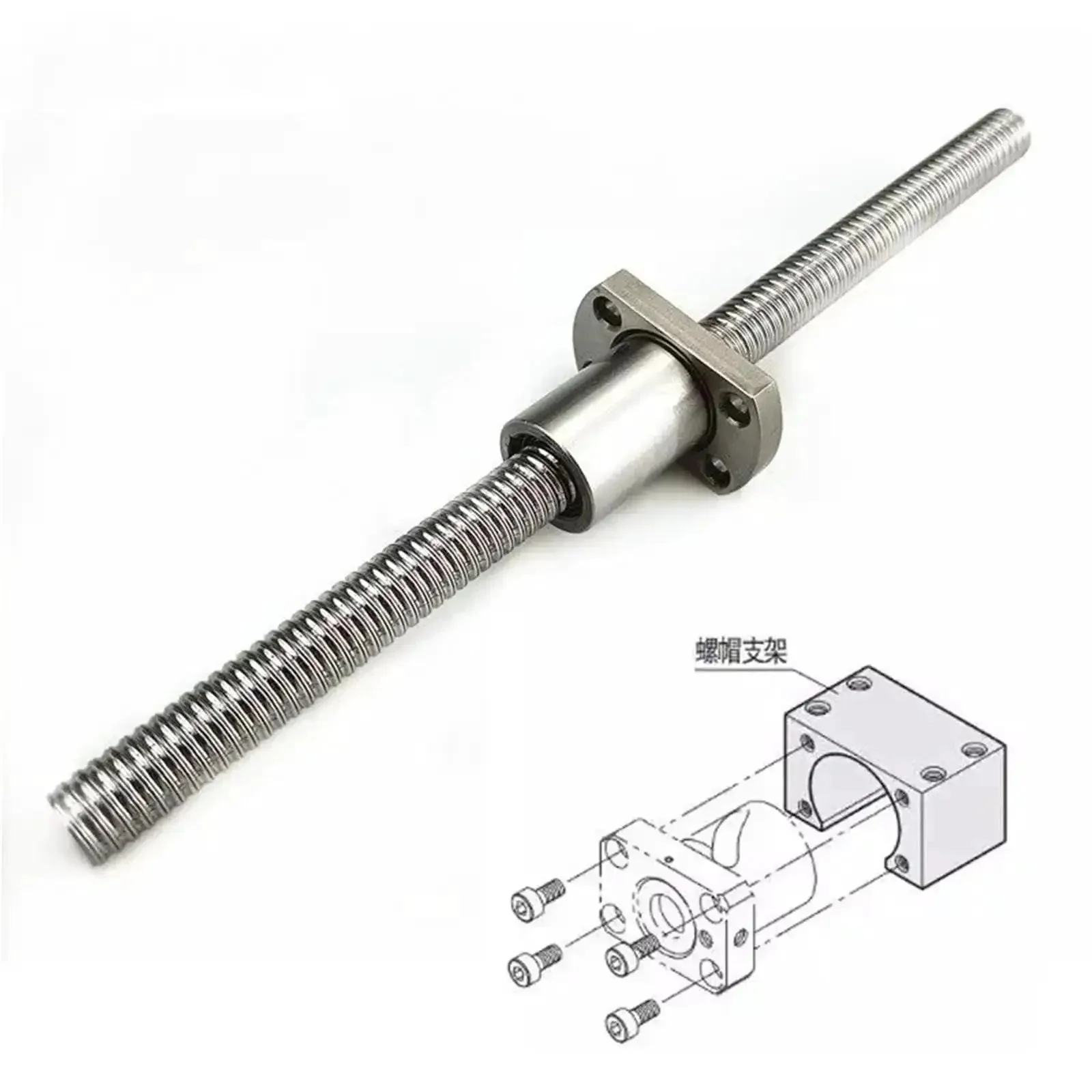 End Support Bearing For Miniature Ball Screw Nut Housing Fits SFK0802 SFK1002 SFK0601 C5 FKFF10 Pro Grade High Precision CNC And 3D Printer Upgrade Durable Bearing Assembly For Reliable Linear Motion - Image 5