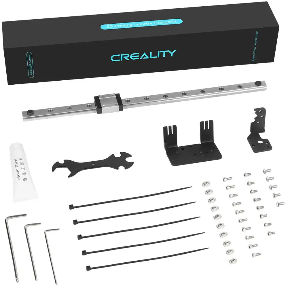 Ender 3 X Axis Linear Rail Kit With MGN12C Guide Rail 12.6 Inch Length Mount Bracket Sprite Pro Bracket Included Plug And Play Upgrade For Ender 3 Pro And Ender 3 V2 3D Printers