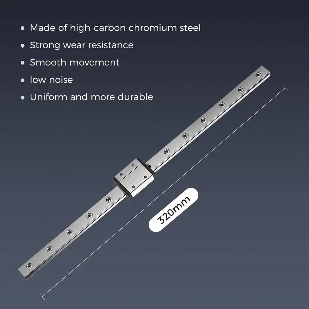 Ender 3 X Axis Linear Rail Kit With MGN12C Guide Rail 12.6 Inch Length Mount Bracket Sprite Pro Bracket Included Plug And Play Upgrade For Ender 3 Pro And Ender 3 V2 3D Printers - Image 2