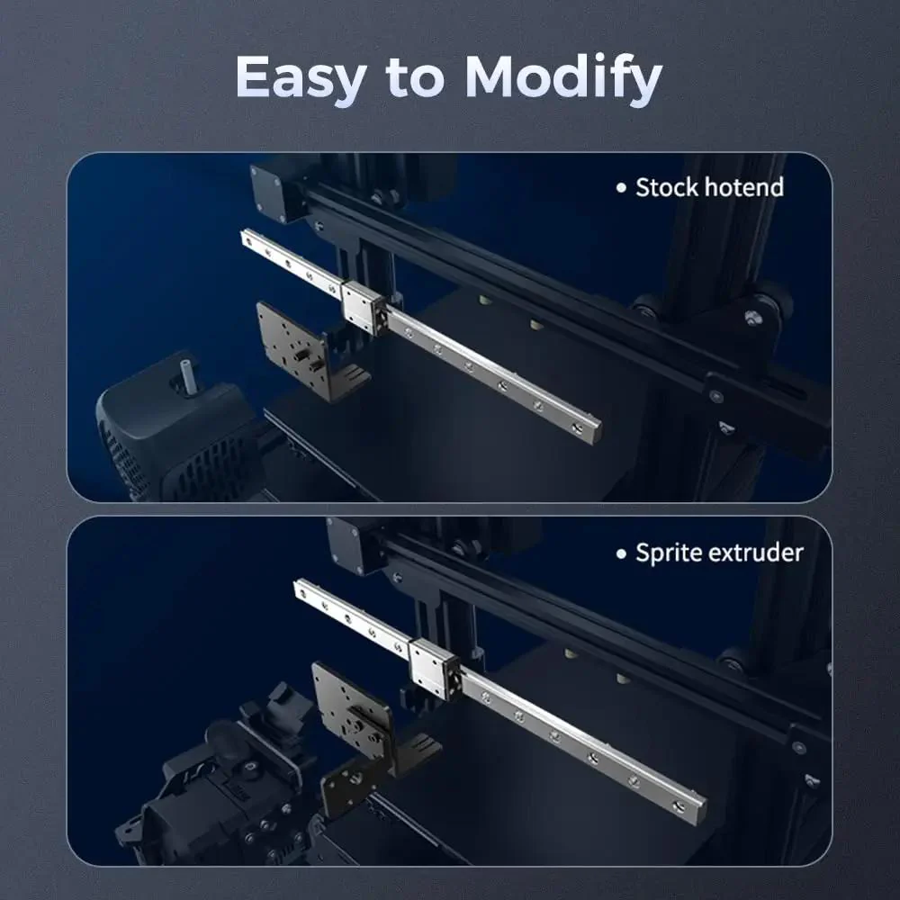 Ender 3 X Axis Linear Rail Kit With MGN12C Guide Rail 12.6 Inch Length Mount Bracket Sprite Pro Bracket Included Plug And Play Upgrade For Ender 3 Pro And Ender 3 V2 3D Printers - Image 4