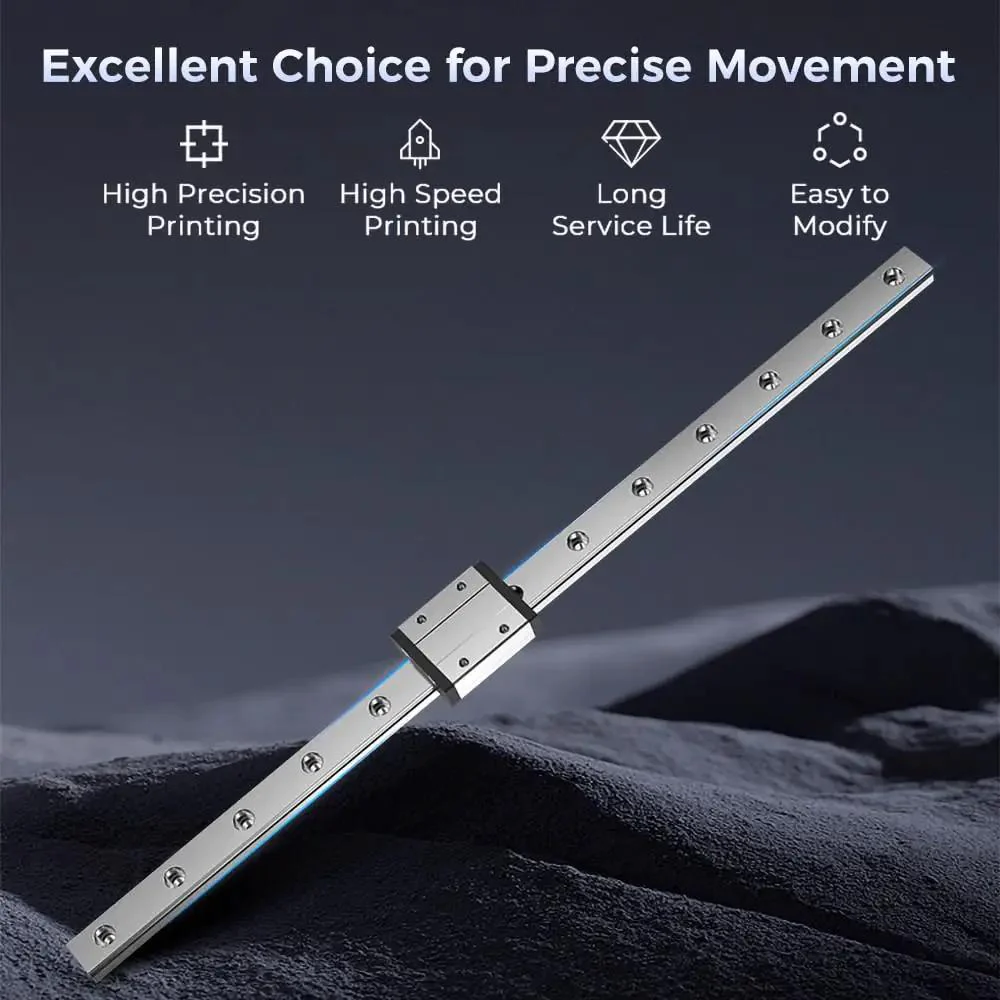 Ender 3 X Axis Linear Rail Kit With MGN12C Guide Rail 12.6 Inch Length Mount Bracket Sprite Pro Bracket Included Plug And Play Upgrade For Ender 3 Pro And Ender 3 V2 3D Printers - Image 7