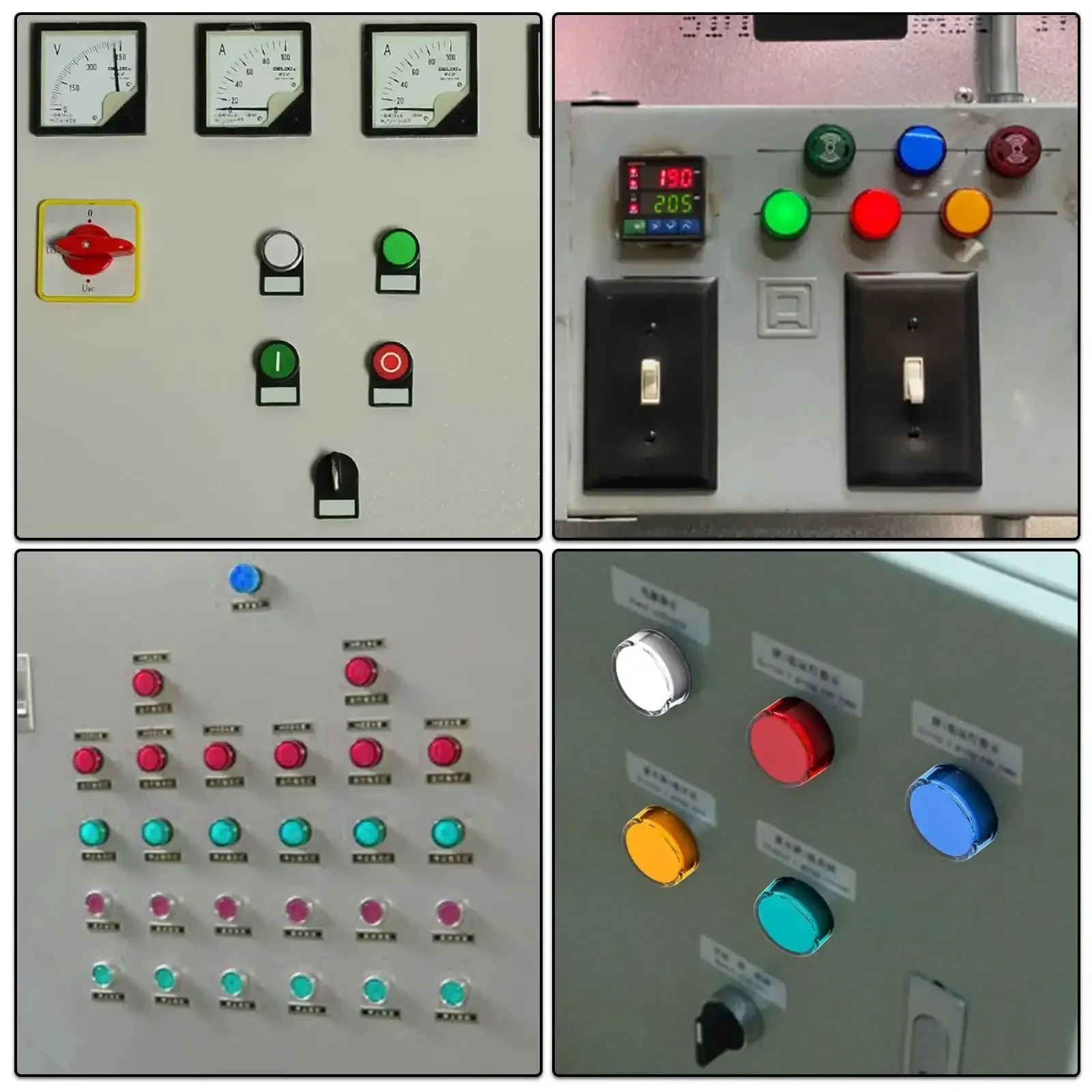 Energy Saving Indicator Lights Set For 12V, 24V And 110V Systems, 20 mA, 22 mm Mounting Hole, Red And Green High Brightness LEDs, Ideal For Power, Telecom, Machinery, Motors And Home Appliances, 10 Pcs - Image 3