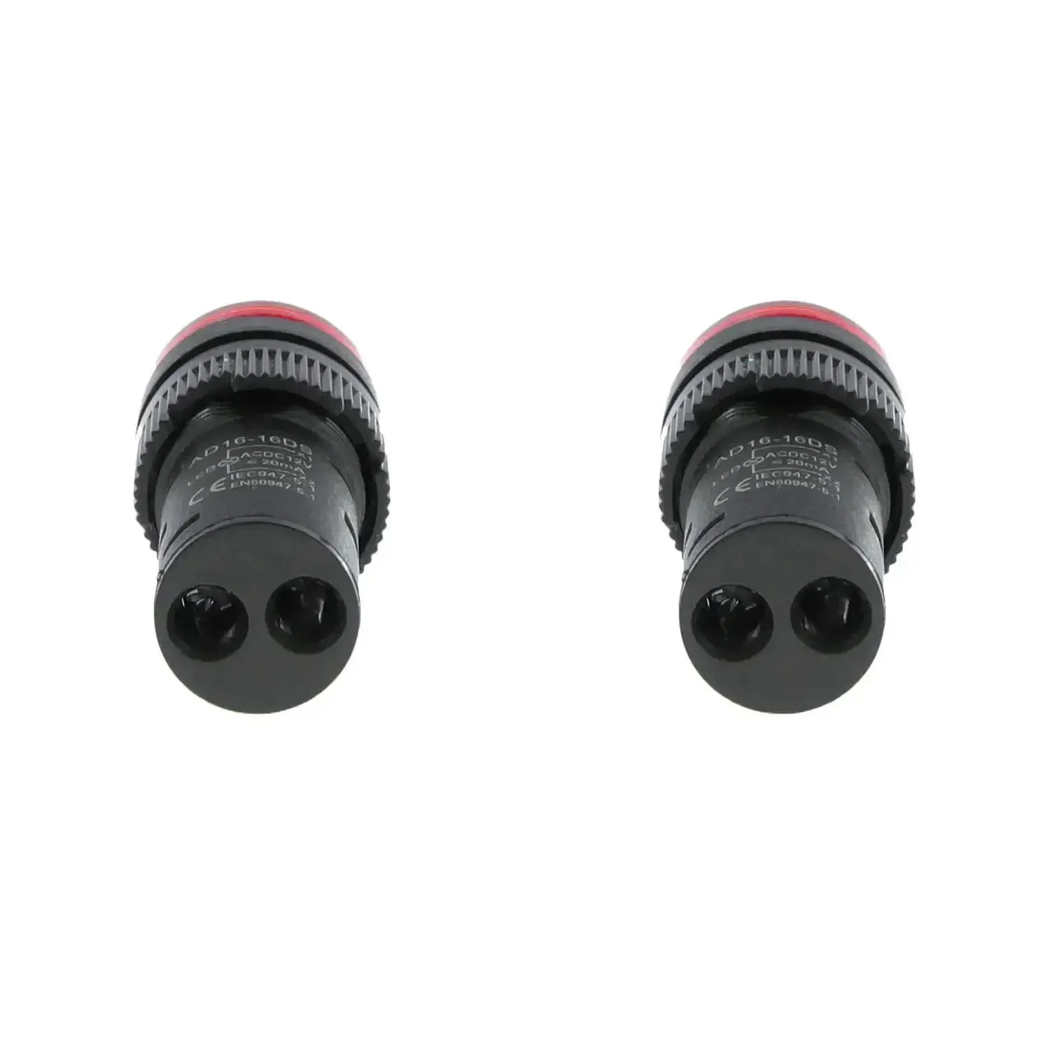 Energy Saving LED Indicator Light 110V AC DC 20mA Red Panel Mount For Industrial Equipment Machinery Distribution Boxes And Home Appliances 16mm Mounting Hole Easy Install - Image 3