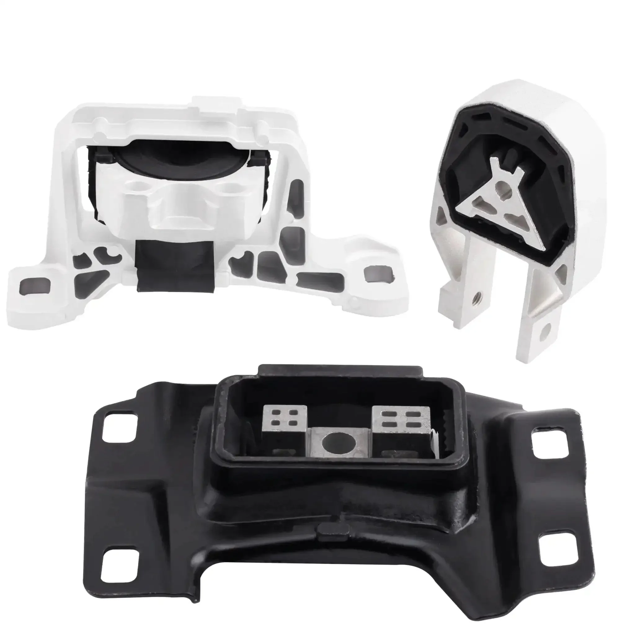 Engine And Transmission Mount Kit For Focus 2012 2013 2014 2015 2016 2017 2018 2.0L L4 Replacement Set Of Three Beefed Up OE Style Brackets For A Smooth Ride And Quieter Cabin