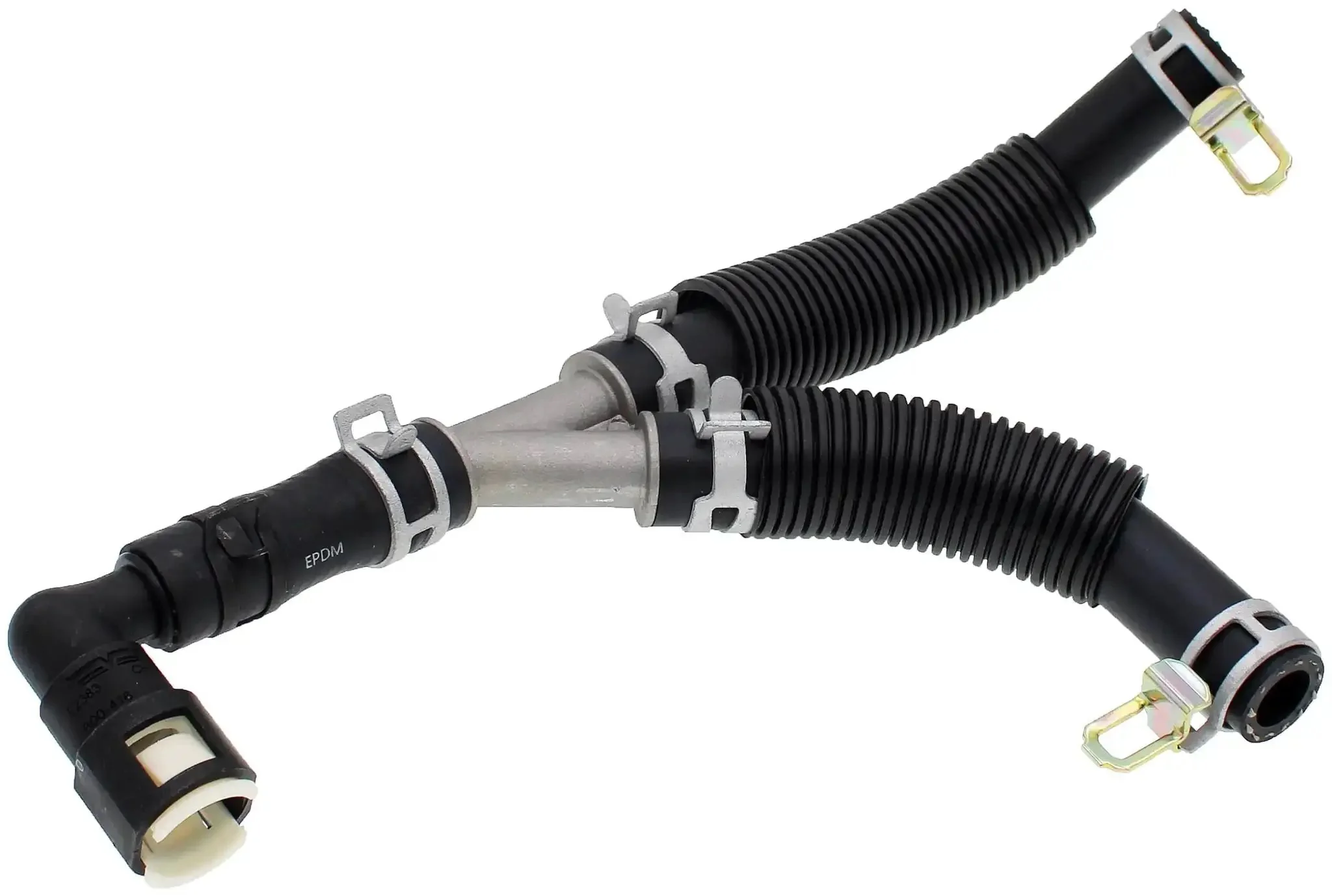 Engine Heater Hose Assembly For Chrysler And Dodge Vehicles With Upgraded Aluminum Y Connector For Durability Complete Replacement Kit Direct Fit OE Compatible Two Pack Plug And Play Easy Install And Reliable Performance - Image 3