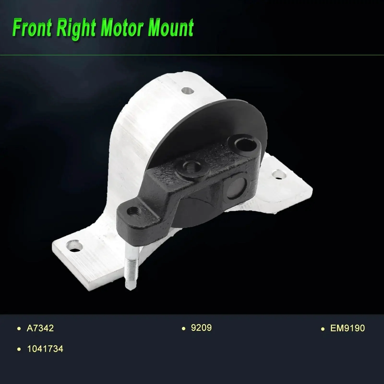 Engine Motor Mount Kit For 2002 2003 2004 2005 2006 Nissan Altima 2.5L Replacement A7340 A7341 A7342 A7343 Set Of 4 Plug And Play Front Rear Left And Right Mounts With Durable Rubber Bushings - Image 4