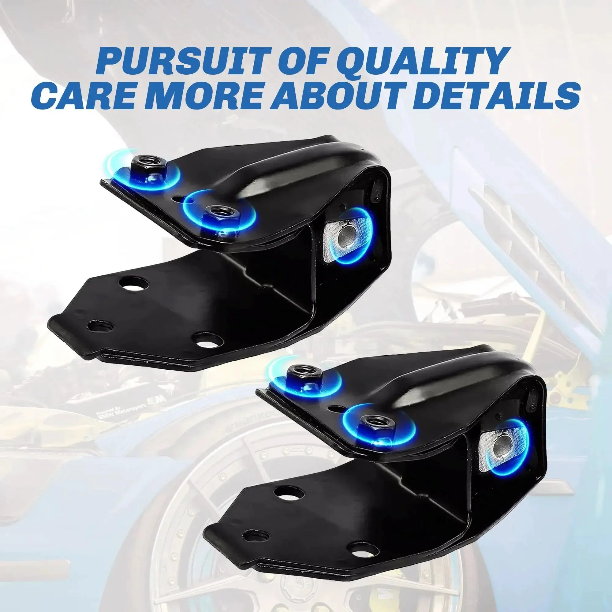 Engine Mount And Transmission Mount Kit For 2006 2011 Chevy Impala And 2006 2007 Monte Carlo V6 3.5L Interchange A2818 A5372 A2906 A5263 Includes 1 Transmission Mount, 2 Front Torque Strut Mounts, 1 Front Right Engine Mount, 2 Engine Mounts Drop In Ready - Image 2