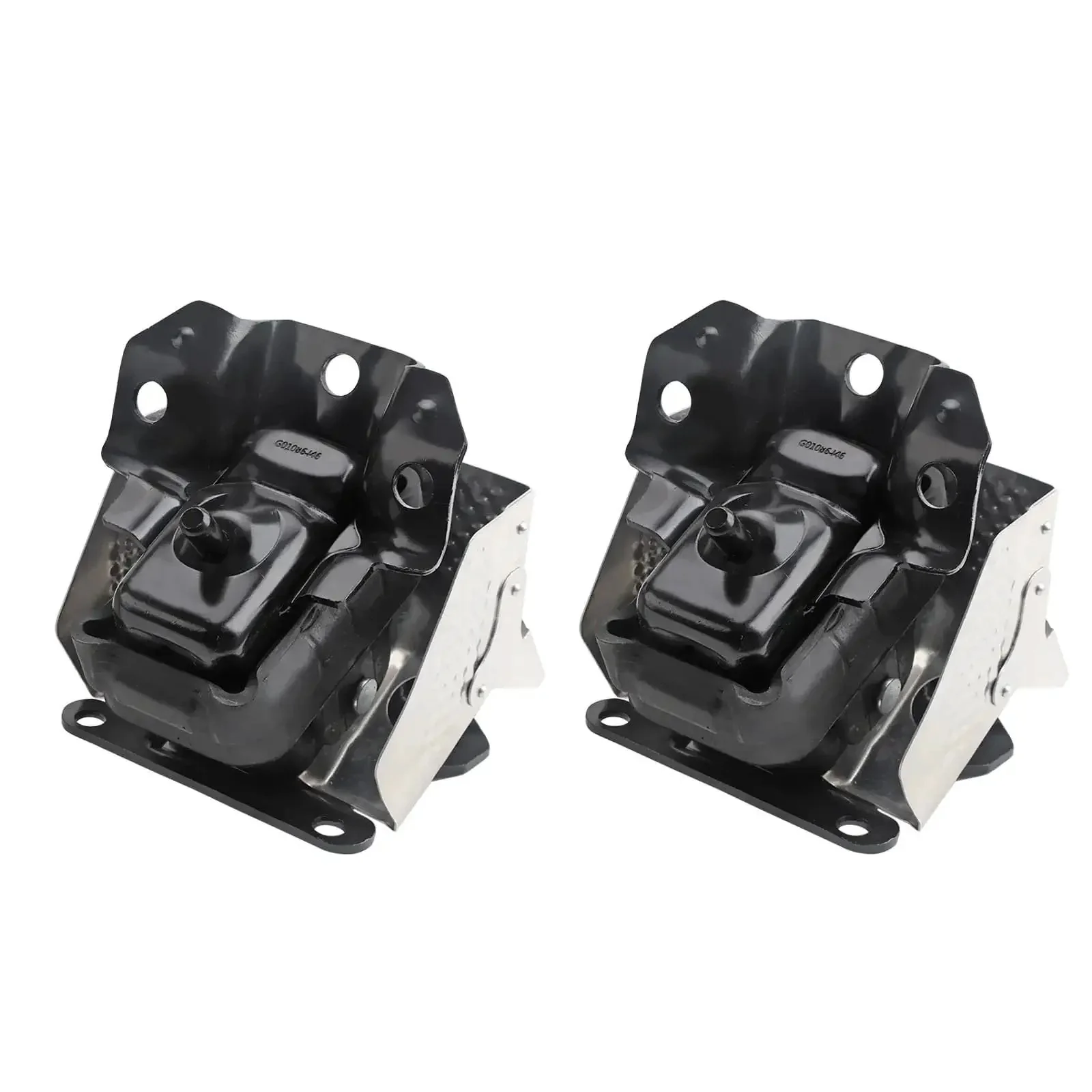 Engine Mount Set Two Piece With Heat Shield For 2007 Through 2014 GM Trucks And SUVs Right And Left Replacement A5365HY Replaces 15854941 15854939 Tough As Nails Aluminum Iron Rubber Mounts For Smooth Engine Operation And Vibration Dampening