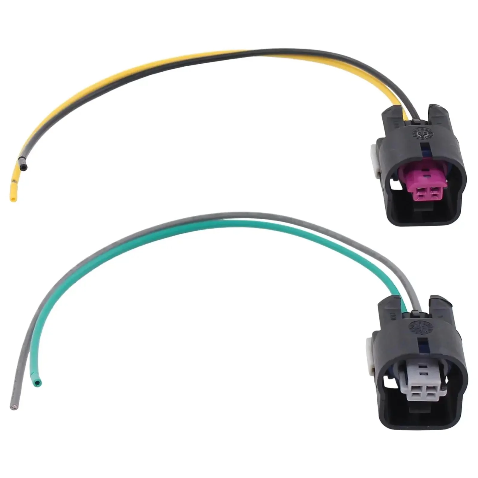Engine VVT Solenoid Kit With Wire Connector For Chevy GMC Buick Pontiac Cars And SUVs Like Terrain Verano Regal Malibu HHR G6 Cobalt Captiva Aura Ion Vue LaCrosse And More Include Intake Exhaust Camshaft Position Sensor And Actuator - Image 2