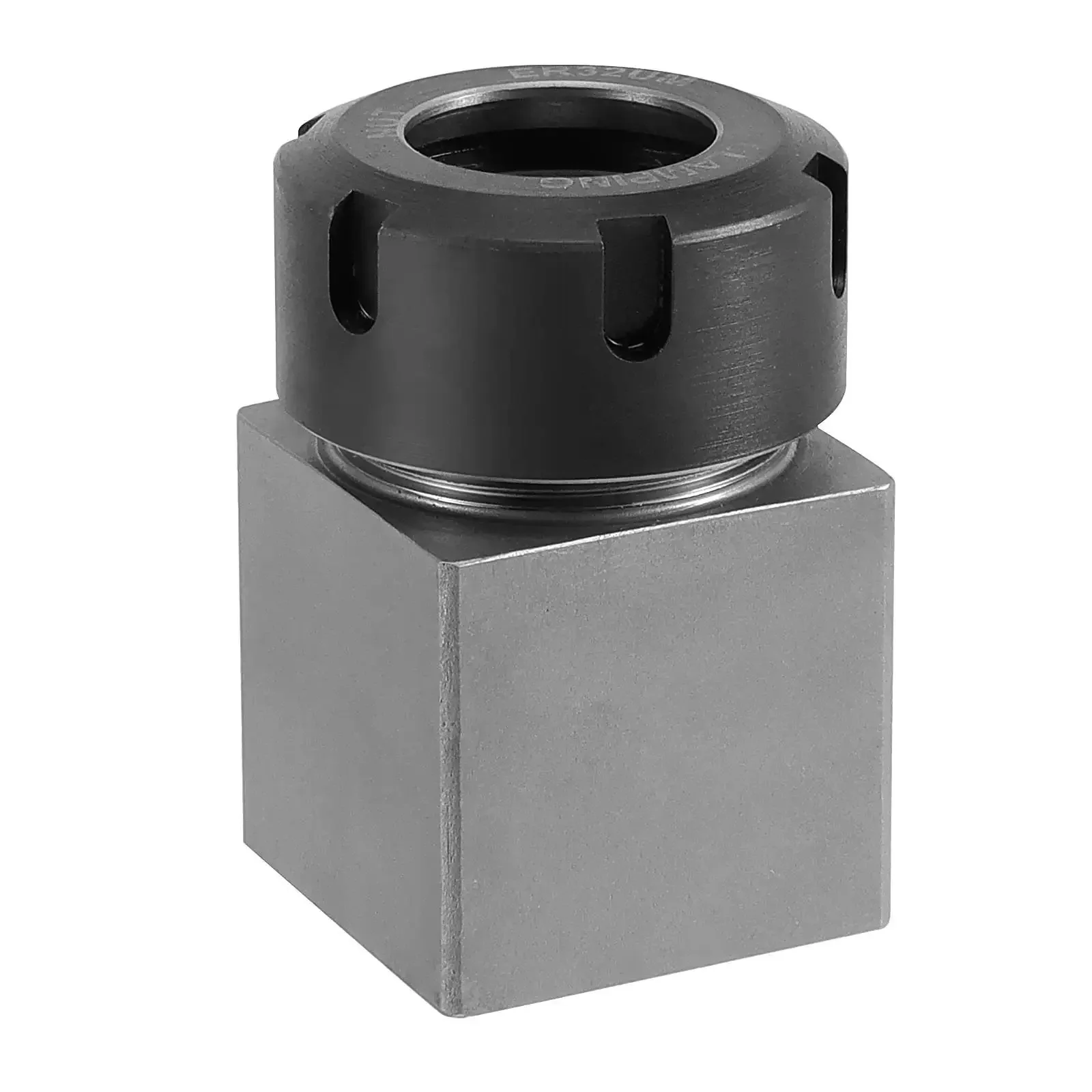 ER 32 Collet Block Square Hardened Steel Fast Set Up Spring Chuck Block With Collet Nut For CNC Milling Lathe Engraving Tool, Precision Square Block For Tight Grips, Rock Solid Stability, And Flatness In High Speed Machining - Image 6