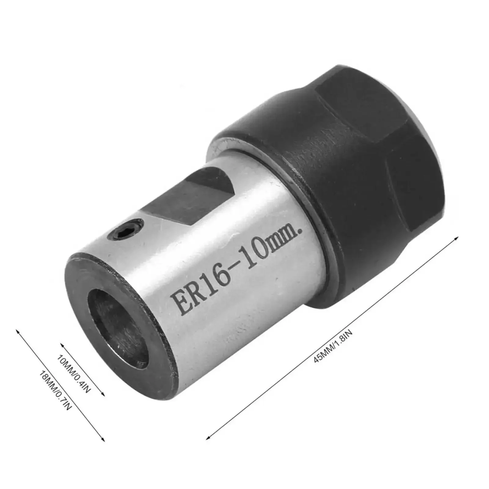 ER16 Collet Block Chuck Holder For CNC Milling Machines, Heavy Duty Pro Grade 10mm Tool Bar, 35L Length, Spindle Clamp Tool, Easy Install, High Strength Chuck Adapter For Precise Tool Holding - Image 9