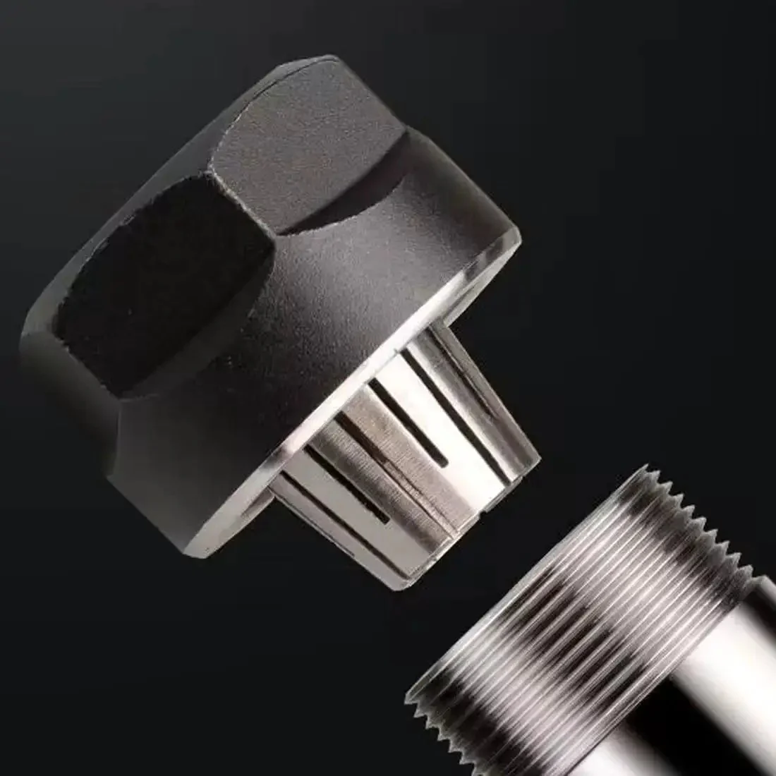 ER16 Spring Collet Nut Set Top Notch High Precision Collet Chucks For CNC Milling And Engraving Includes 1/8 And 1/4 Inch Clamping Nuts For Tight, Stable Cutting On Engraving Machines - Image 3