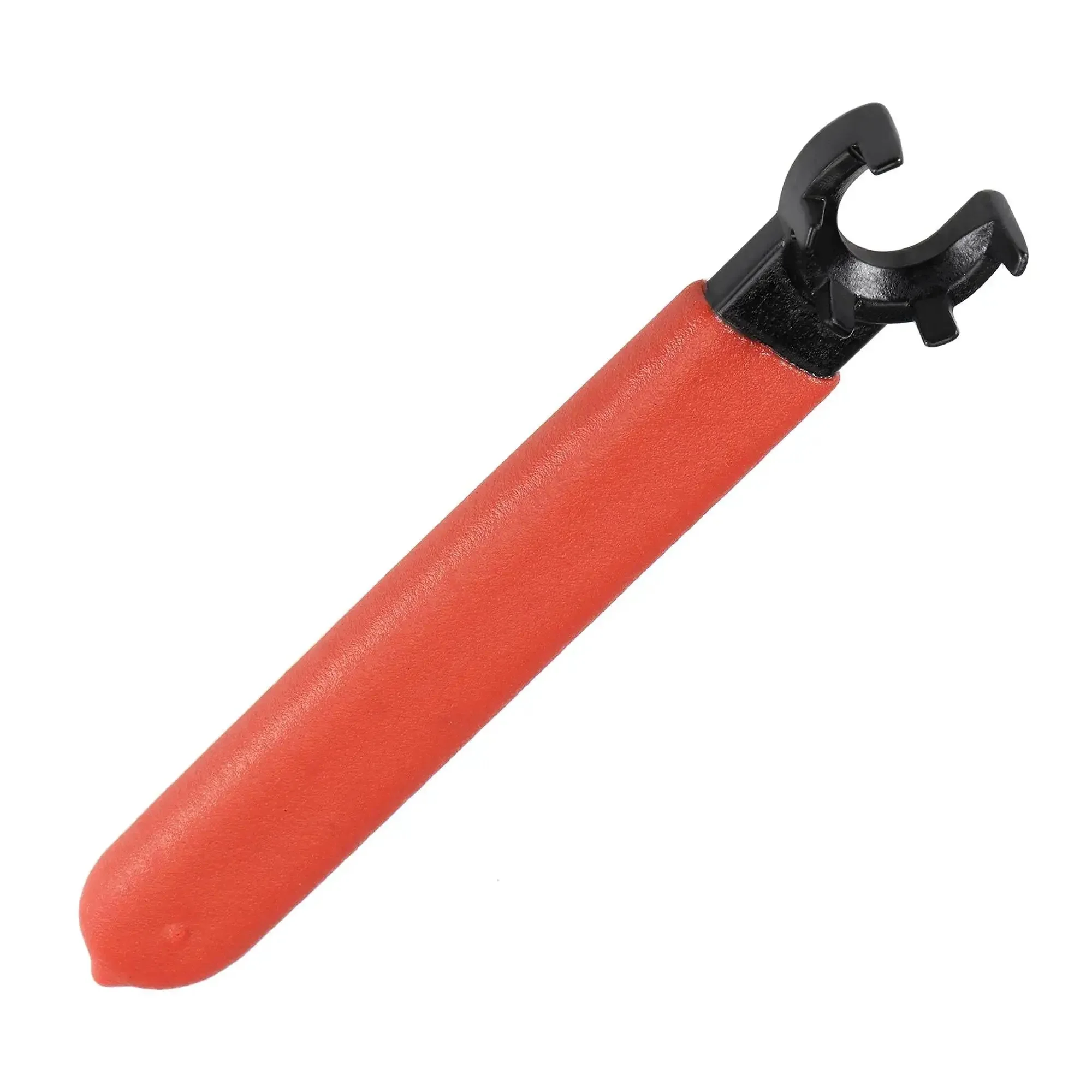 ER16M Collet Chuck Wrench Spanner with Red Non Slip Handle High Carbon Steel Heat Treated Durable Milling Machine Lathe Nut Tool Black Oxide Finish Easy Grip 2 Piece Set - Image 2