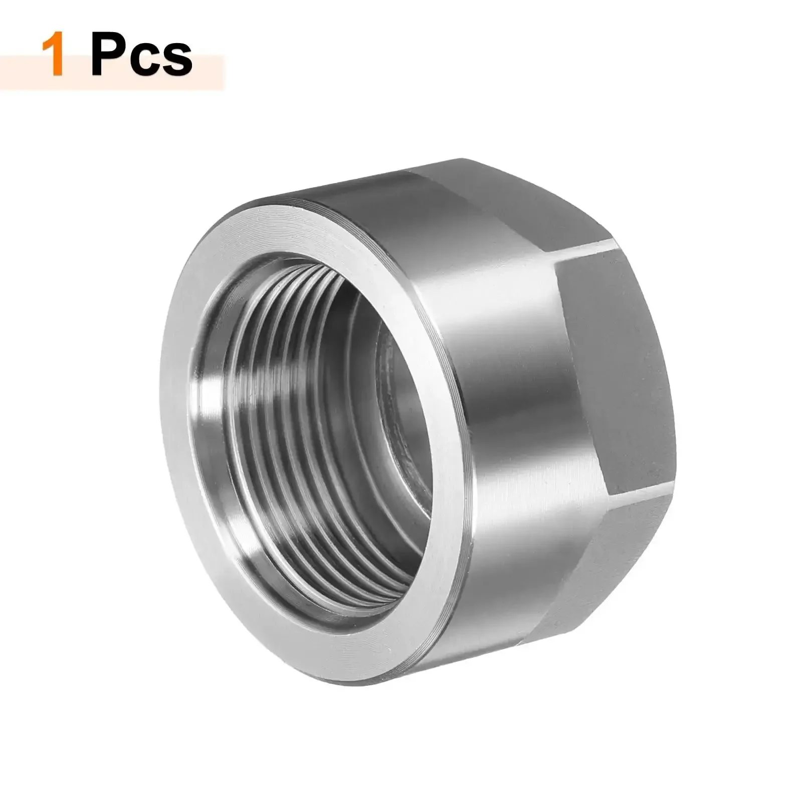 ER20 A M25 Collet Nut With Dynamic Balance Holes Built To Last From 40Cr Alloy Steel For Pro Grade CNC Lathe And Milling Tool Holders Compatible With 25mm Thread Diameter 1.5mm Pitch Bright Silver - Image 5
