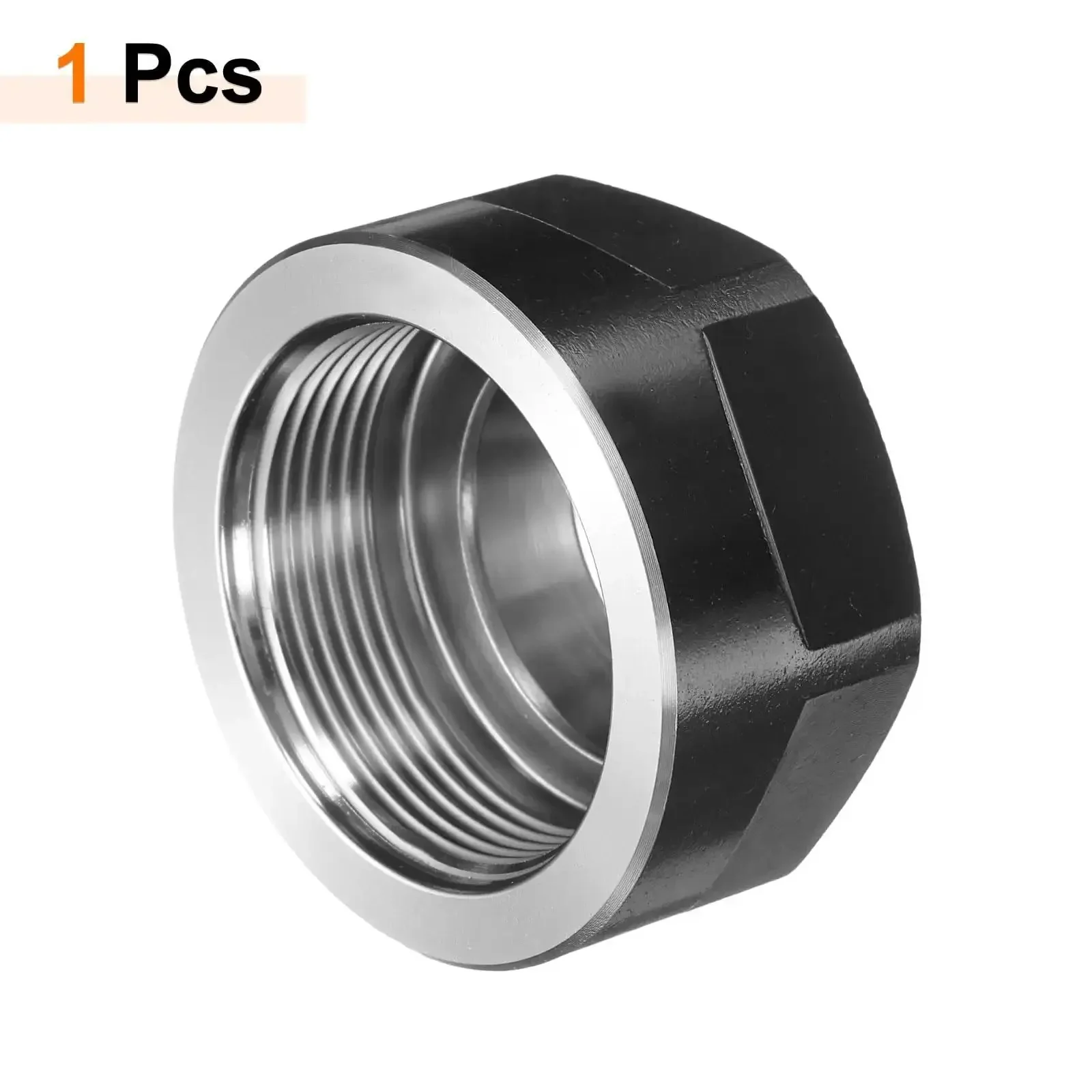 ER25 A M32 Collet Clamping Nut With Dynamic Balance Holes For CNC Lathe And Milling Tool Holders Built From 40Cr Alloy Steel For High Strength Precision Ground For High RPM Stability And Reduced Runout Black - Image 5