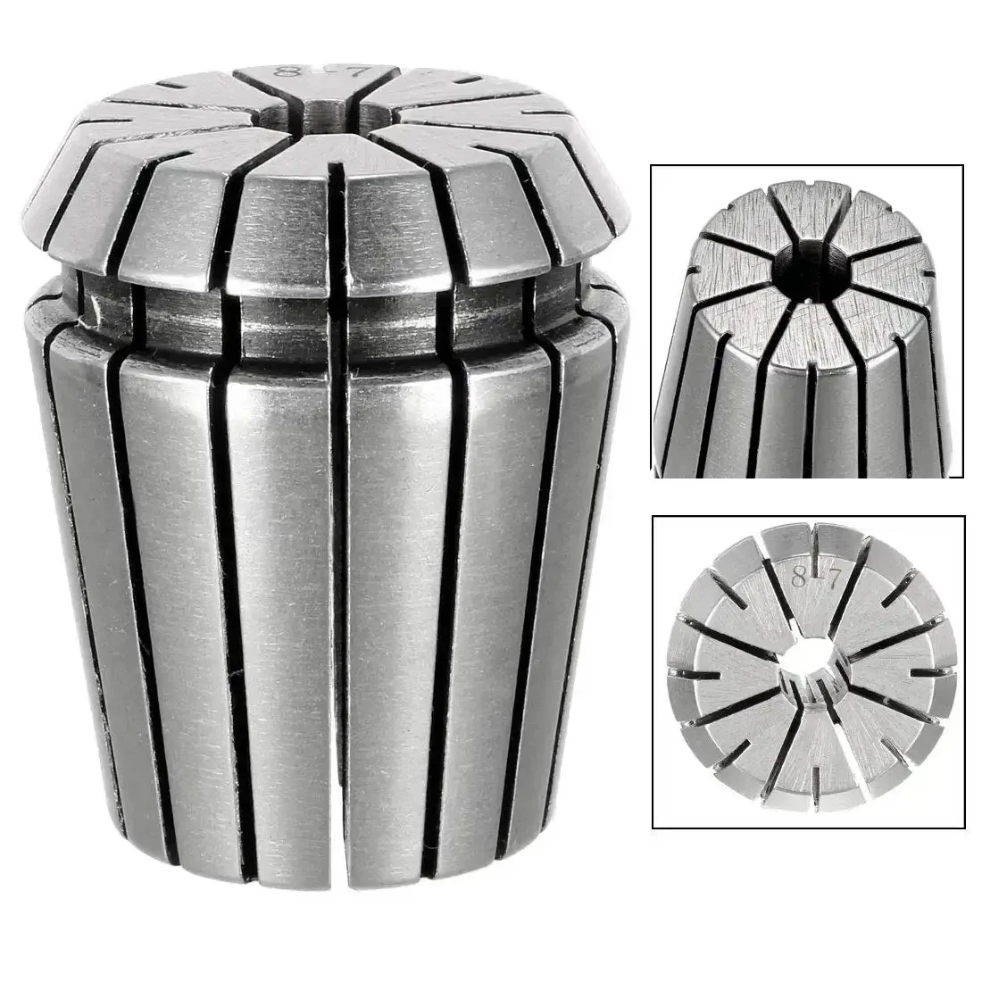 ER32 8mm Spring Collet Chuck For CNC Engraving Machine Lathe And Milling Tool Precision Ground 0.015mm Tolerance 40Cr Steel Build High Grip Durable Low Runout For Tight Tolerances - Image 2