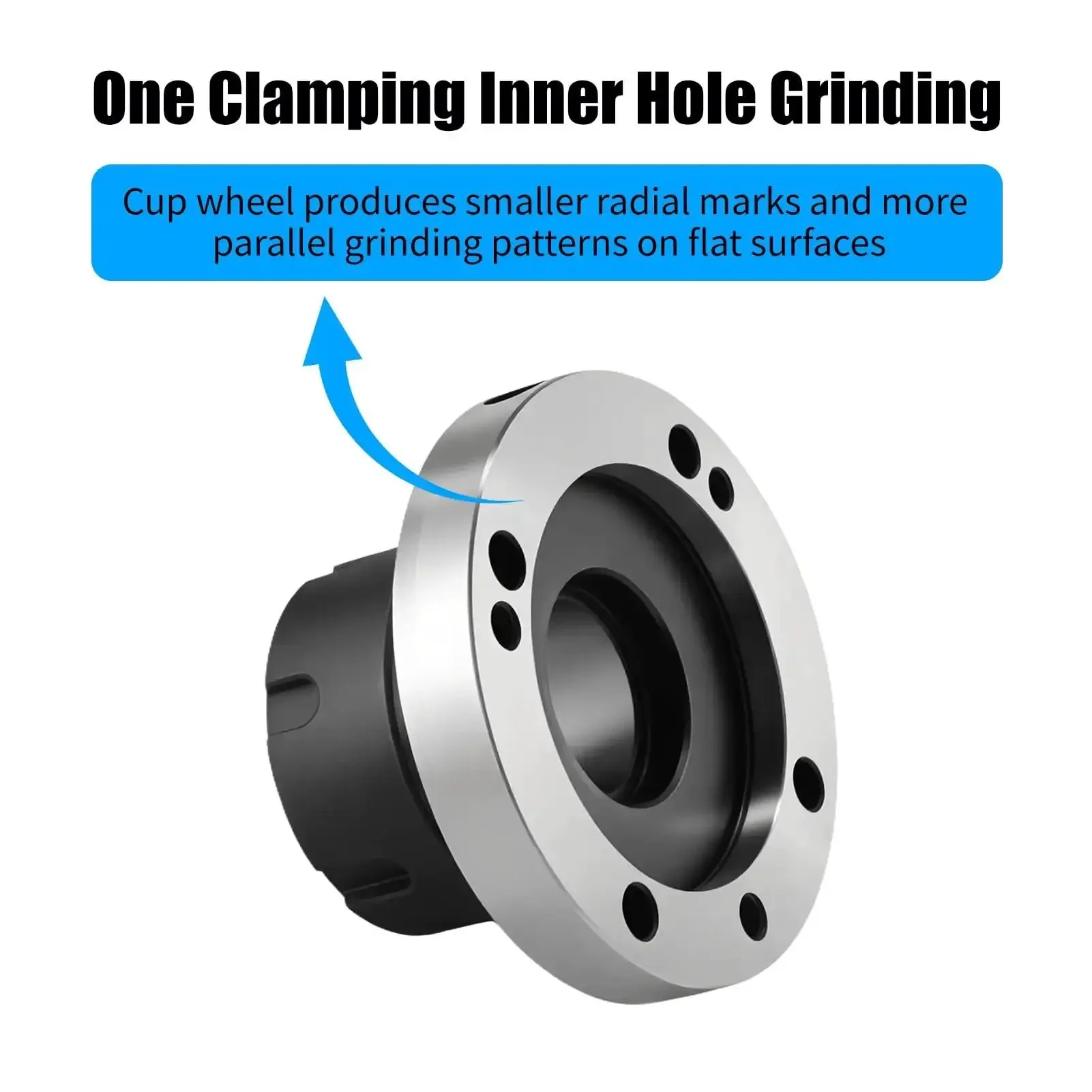 ER32 Collet Chuck 80mm Diameter 7 Hole Precision Lathe Tool For CNC Milling And Engraving Ultra Accurate 0.005mm Built To Last Beefy 40Cr Construction Stable And Smooth Performance For Your Pro Shop - Image 4