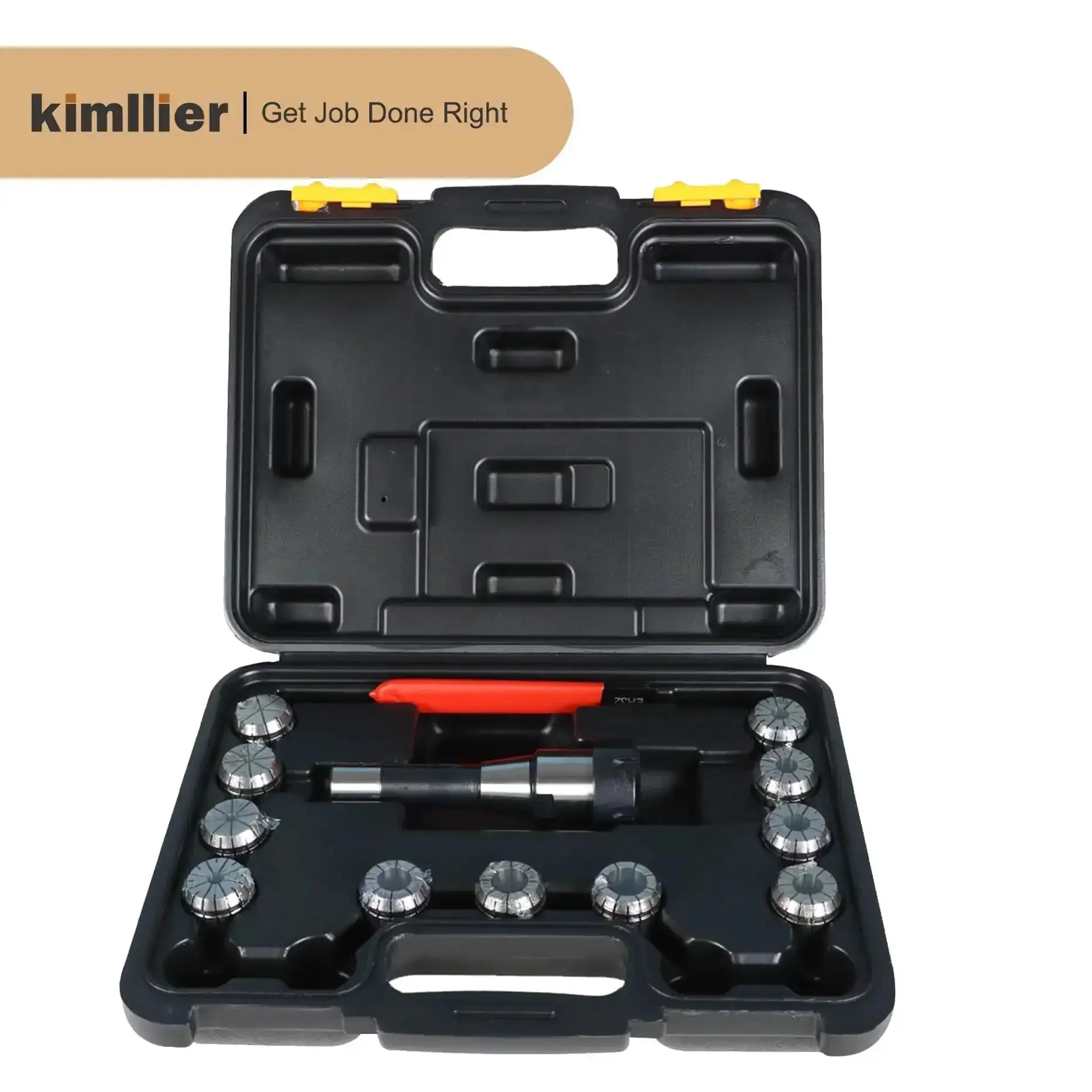 ER32 Collet Chuck Holder Set With 11 Collets 1/8 To 3/4 Inch And Wrench, Pro Grade CNC Engraving And Milling Lathe Tool Kit, Built From High Grade Alloy Steel, Ultra Precise 0.0005 Inch Tolerance - Image 5