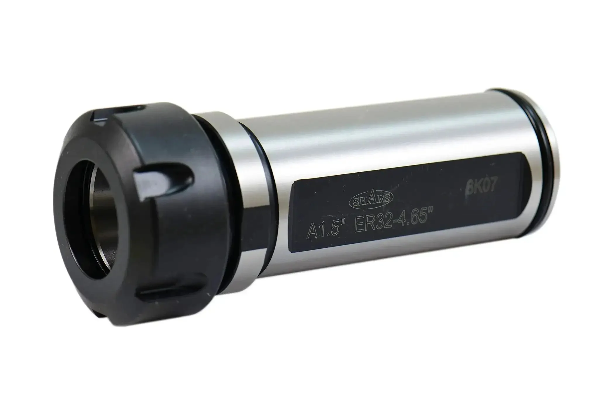 ER32 Coolant Through Straight Shank Extension Tool Holder With O Ring Seal And Slotted Nut, 50mm Collet Nut, M40x1.5 Threads, One And A Half Inch Shank, 4.65 Inch Overall Length, Heavy Duty Pro Grade 0.0001 TIR