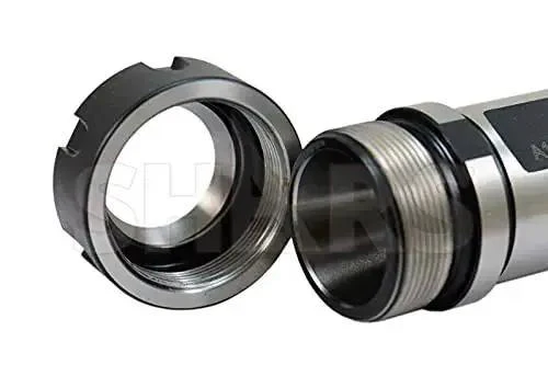 ER32 Coolant Through Straight Shank Extension Tool Holder With O Ring Seal And Slotted Nut, 50mm Collet Nut, M40x1.5 Threads, One And A Half Inch Shank, 4.65 Inch Overall Length, Heavy Duty Pro Grade 0.0001 TIR - Image 4