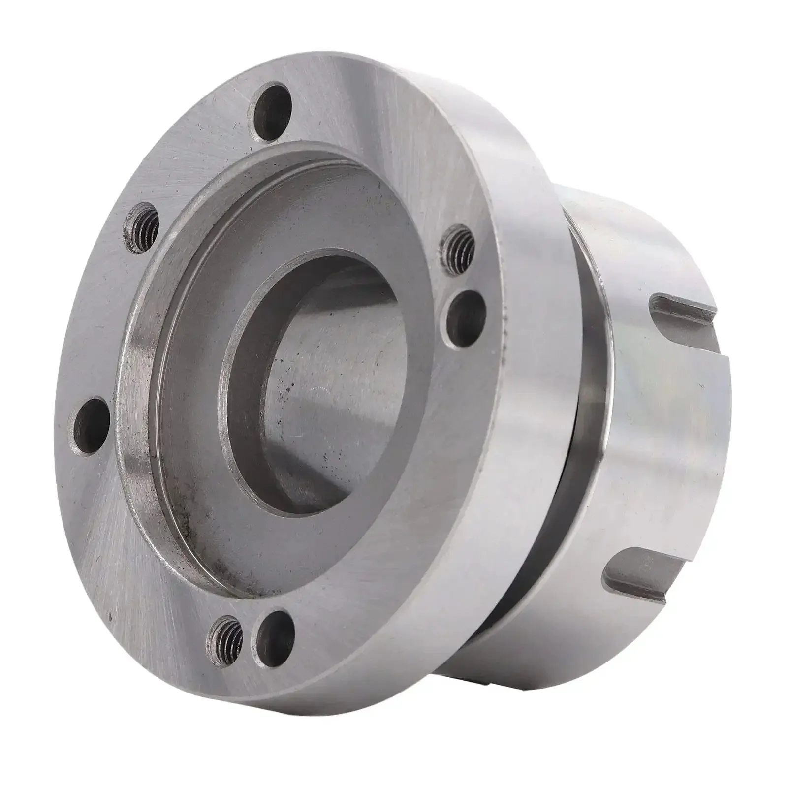 ER40 Collet Lathe Chuck Carbon Steel Heavy Duty Compact Replacement 80 mm Diameter For CNC Milling Machines Back Plate Mount Ready Perfect For Lathe Work Milling And Engraving - Image 6