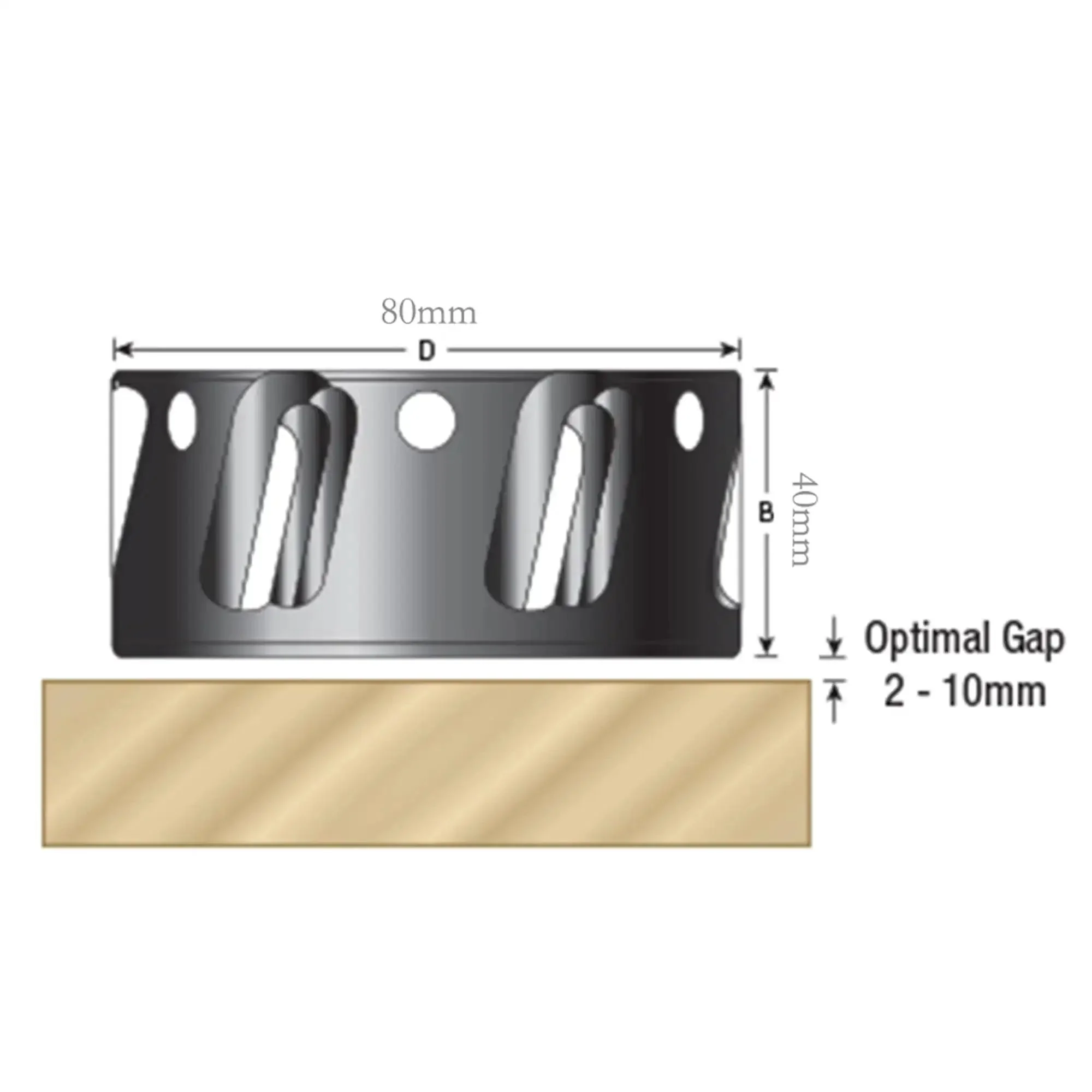 ER40 Dust Chip Extraction Nut For Woodworking CNC Tool Milling Cutter With Wrench, CNC Dust Removal Nut For Shop Dust Collection, Pro Grade Heavy Duty Alloy Body, Precise Fit And Tight Seal, Random Color - Image 5