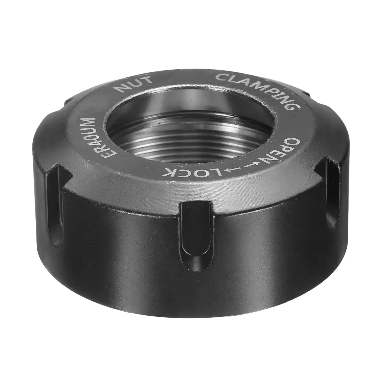 ER40-UM(M50) Collet Clamping Nut With Dynamic Balance Holes For CNC Chucks 50 mm Thread 40Cr Alloy Steel Built Tough For Lathe And Milling Tool Holders