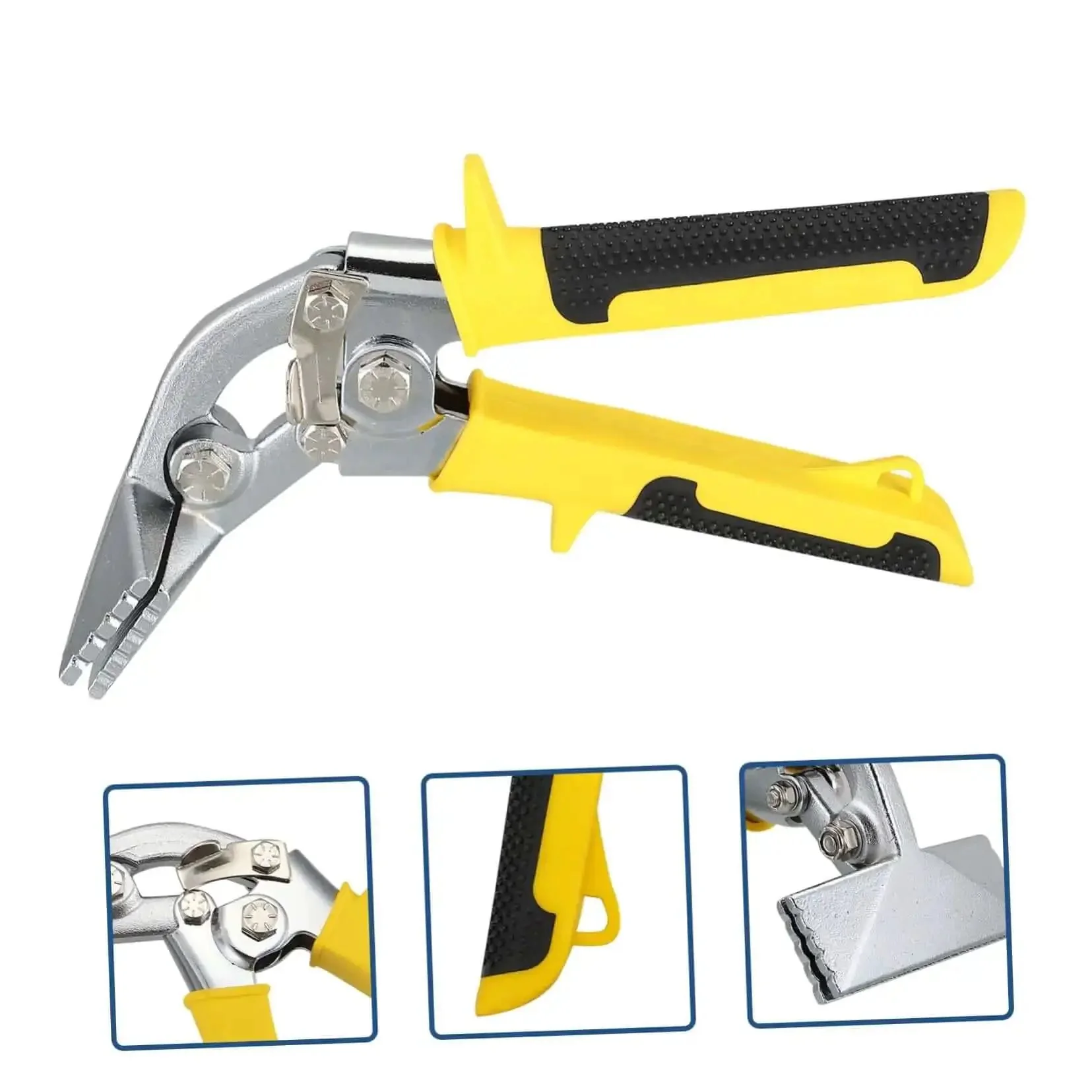 Ergonomic Handheld Ductwork Tool For Sheet Metal Bending And Seaming Pro Grade Hand Seamer With Easy Open Latch Double Sided Pitted Jaws Multi Function Duct Fabrication Tool For Quick Steady Metal Work - Image 9