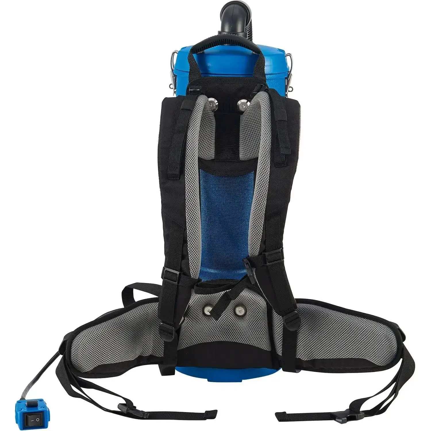 Ergonomic HEPA Backpack Vacuum With 8 Piece Tool Kit 2.5 Gallon Capacity 105 CFM 1080W 120V 50 Foot Power Cord Ultra Quiet 70 DB Lightweight 13 Lb Design A Real Workhorse With Detachable Cord And Crush Proof Hose - Image 4