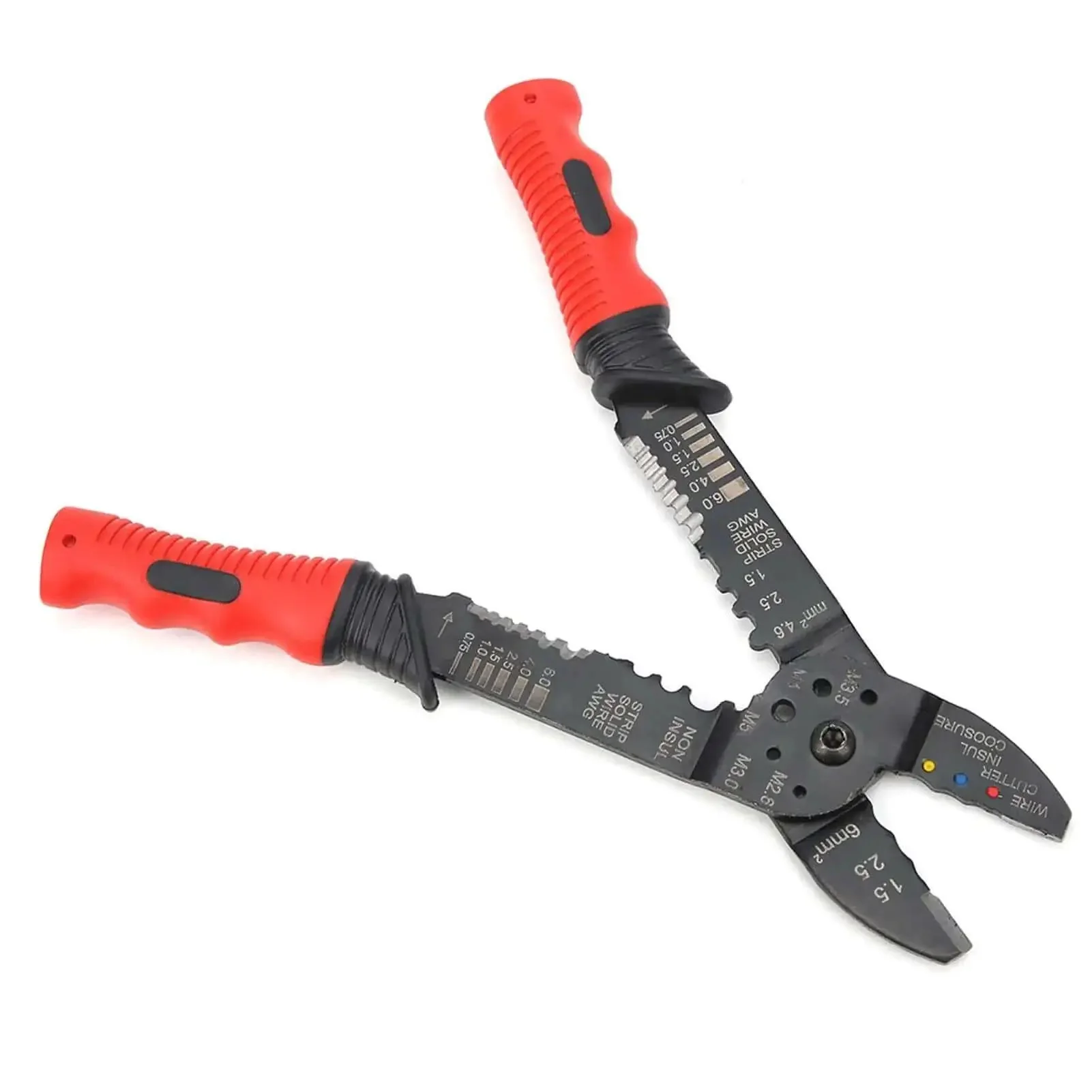 Ergonomic Wire Terminal Crimping Tool and Wire Stripper for Insulated Terminals M5 M4 M3.5 M3.0 M2.6, Lightweight and Durable, Pro Grade, Easy to Use for Auto Electrical Wiring and DIY Projects - Image 8