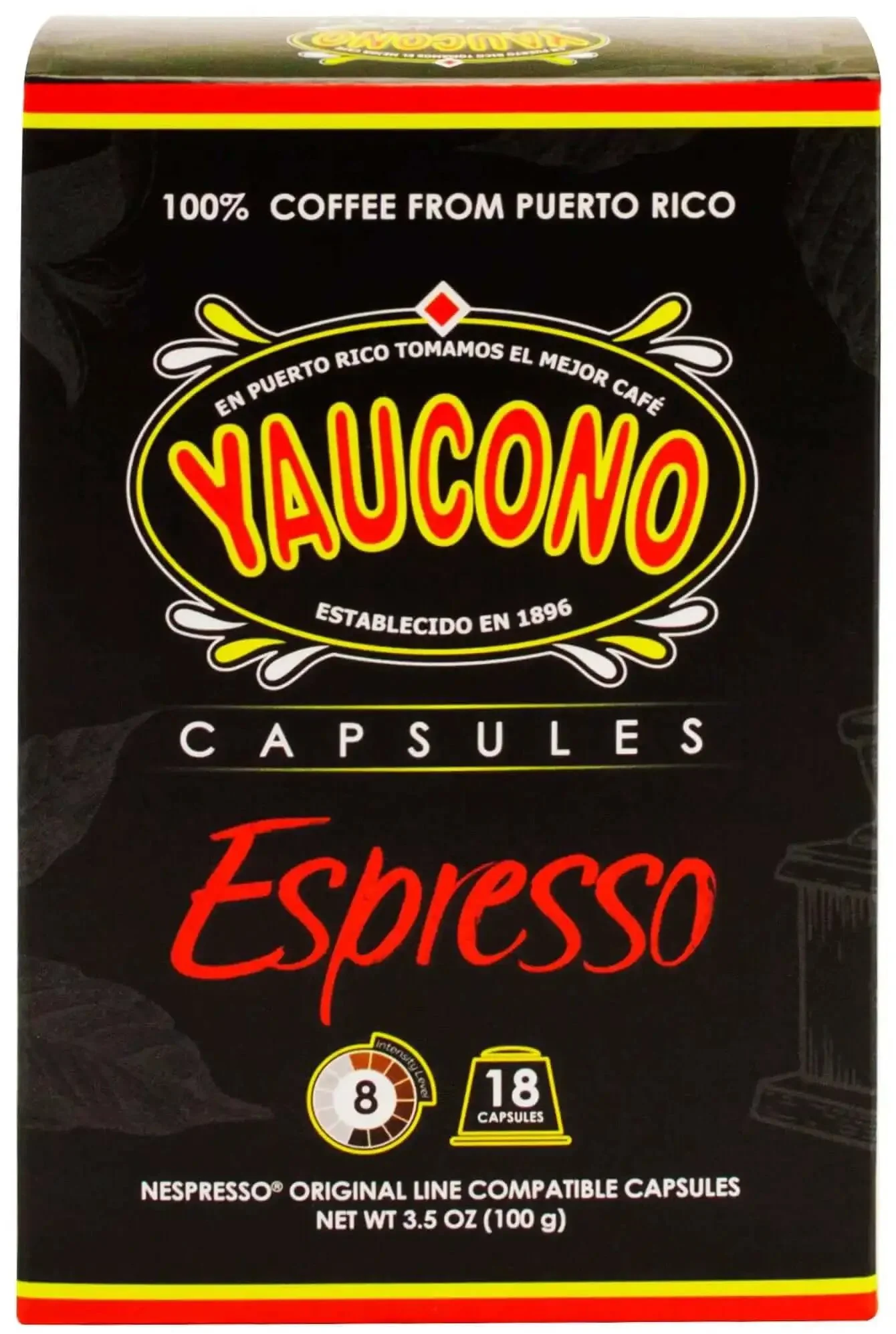 Espresso Capsule Pods for Nespresso Machines 72 Count Pack in Four Resealable Boxes 100 Percent Puerto Rico Coffee Intense Espresso Roast Level 8 Smooth Bold Flavor for Everyday Brews - Image 8