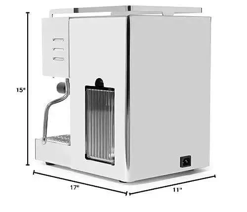 Espresso Machine With Barista Grade PID Brew Boiler On Demand Steam 1000W Thermoblock And Shot Timer For Precise Consistent Shots And Smooth At Home Cafe Quality - Image 2
