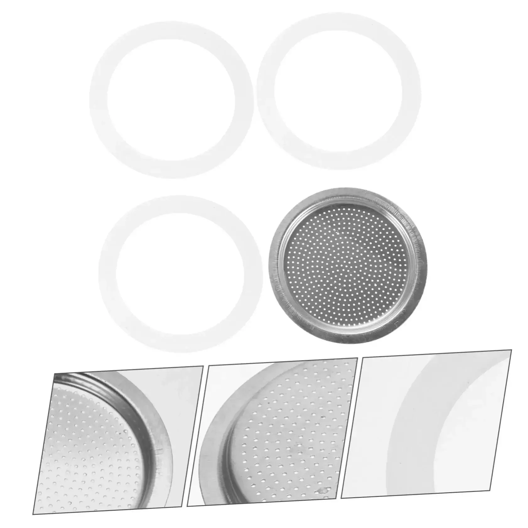 Espresso Maker Replacement Gaskets And Silicone Sealing Rings One Set For Coffee Pot Accessories Pro For Home Kitchen And Coffee Bar Barista Grade Silicone Seals That Fit Most Pots - Image 5