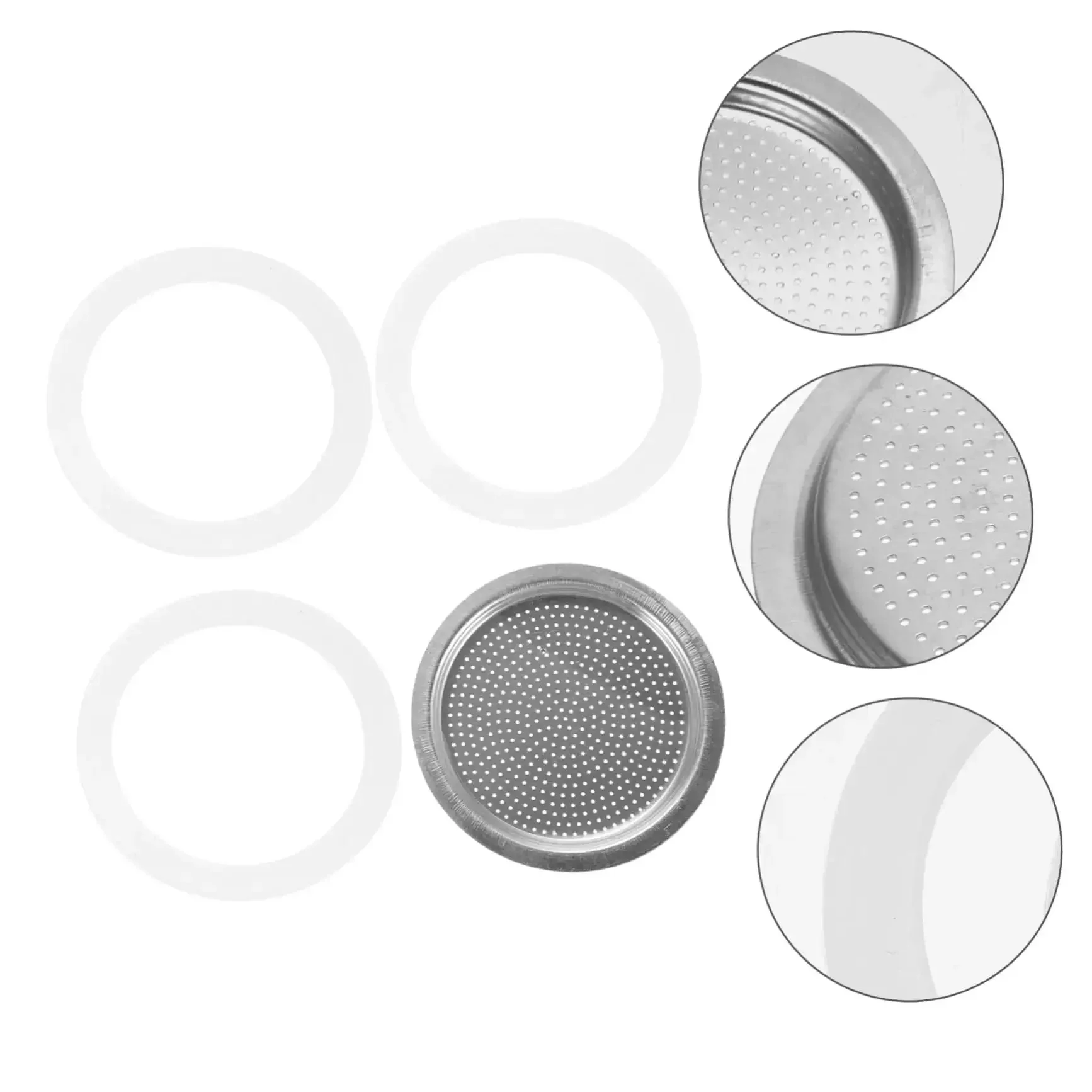 Espresso Maker Replacement Gaskets And Silicone Sealing Rings One Set For Coffee Pot Accessories Pro For Home Kitchen And Coffee Bar Barista Grade Silicone Seals That Fit Most Pots - Image 7