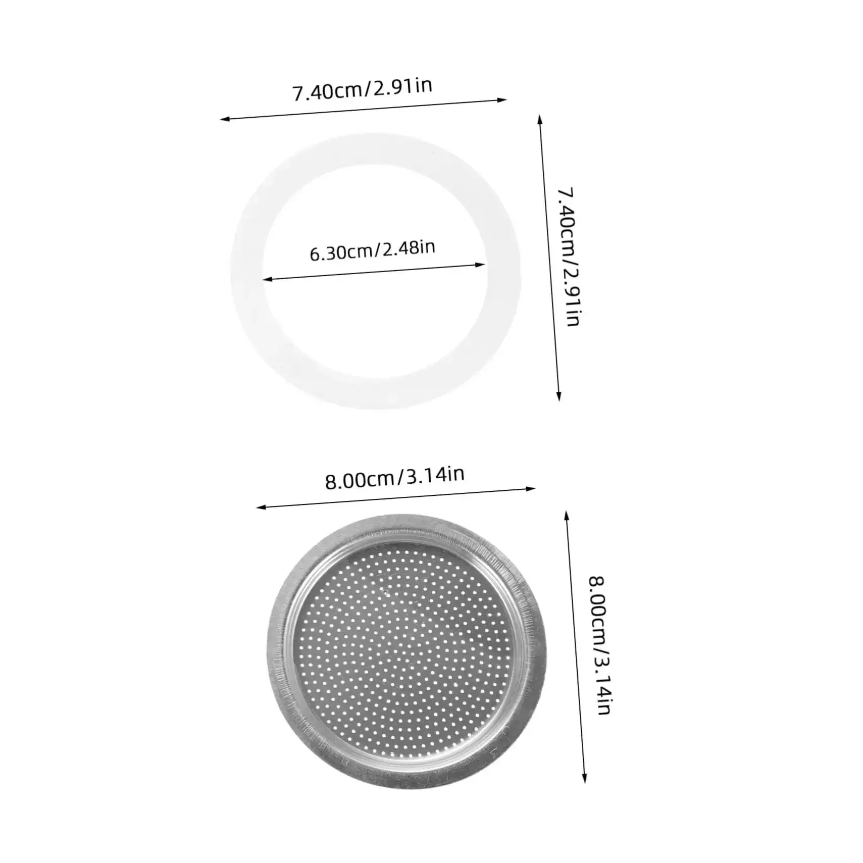 Espresso Maker Replacement Gaskets And Silicone Sealing Rings One Set For Coffee Pot Accessories Pro For Home Kitchen And Coffee Bar Barista Grade Silicone Seals That Fit Most Pots - Image 9