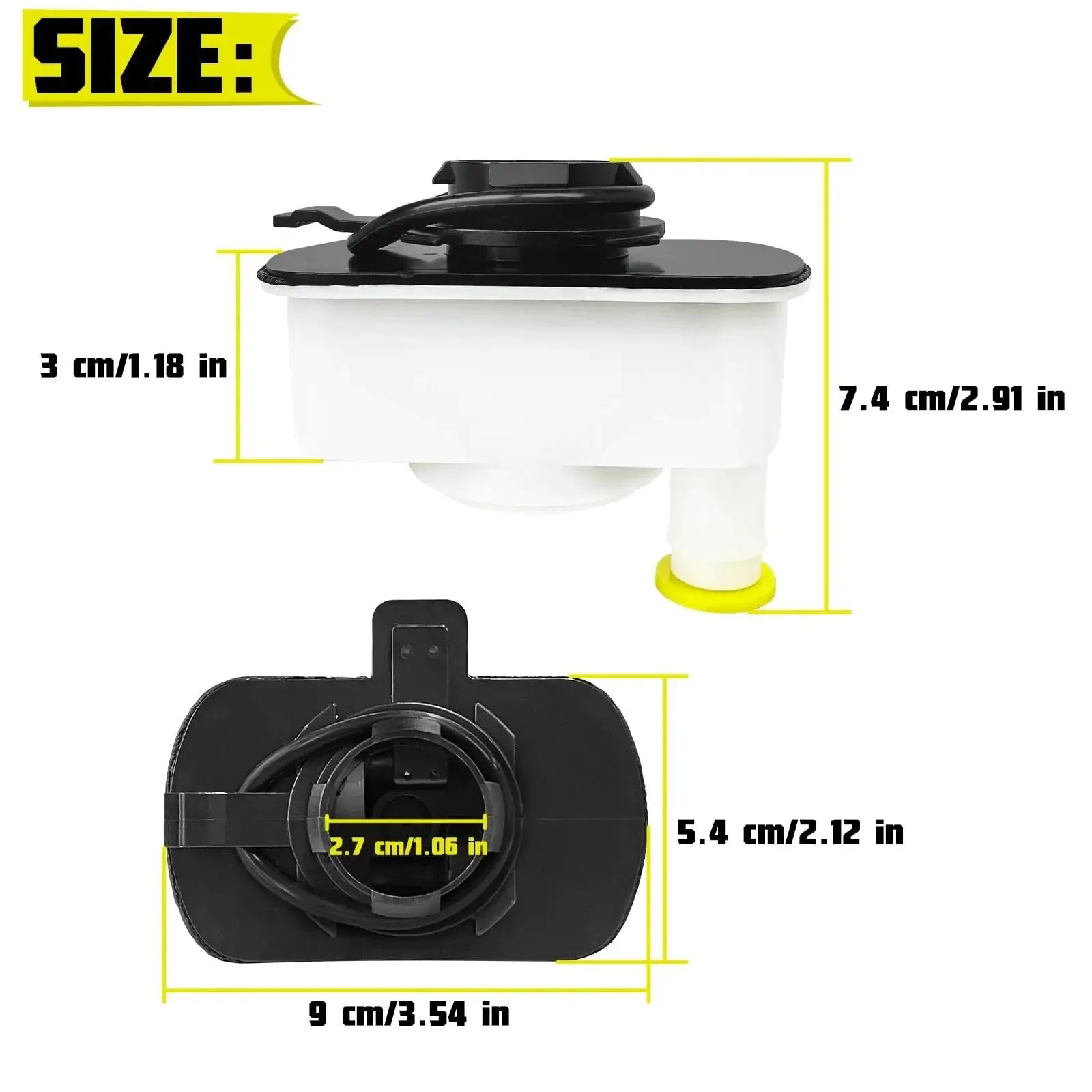 EVAP Leak Detection Pump Replacement 310-219 4B1593 ESM1003 LDP12 VDP12 Compatible With Jeep Grand Cherokee Liberty Dodge Durango Ram 1500 Nitro Fiat 500 500L Chrysler Aspen Ram ProMaster 1500 2500 3500 - Image 6