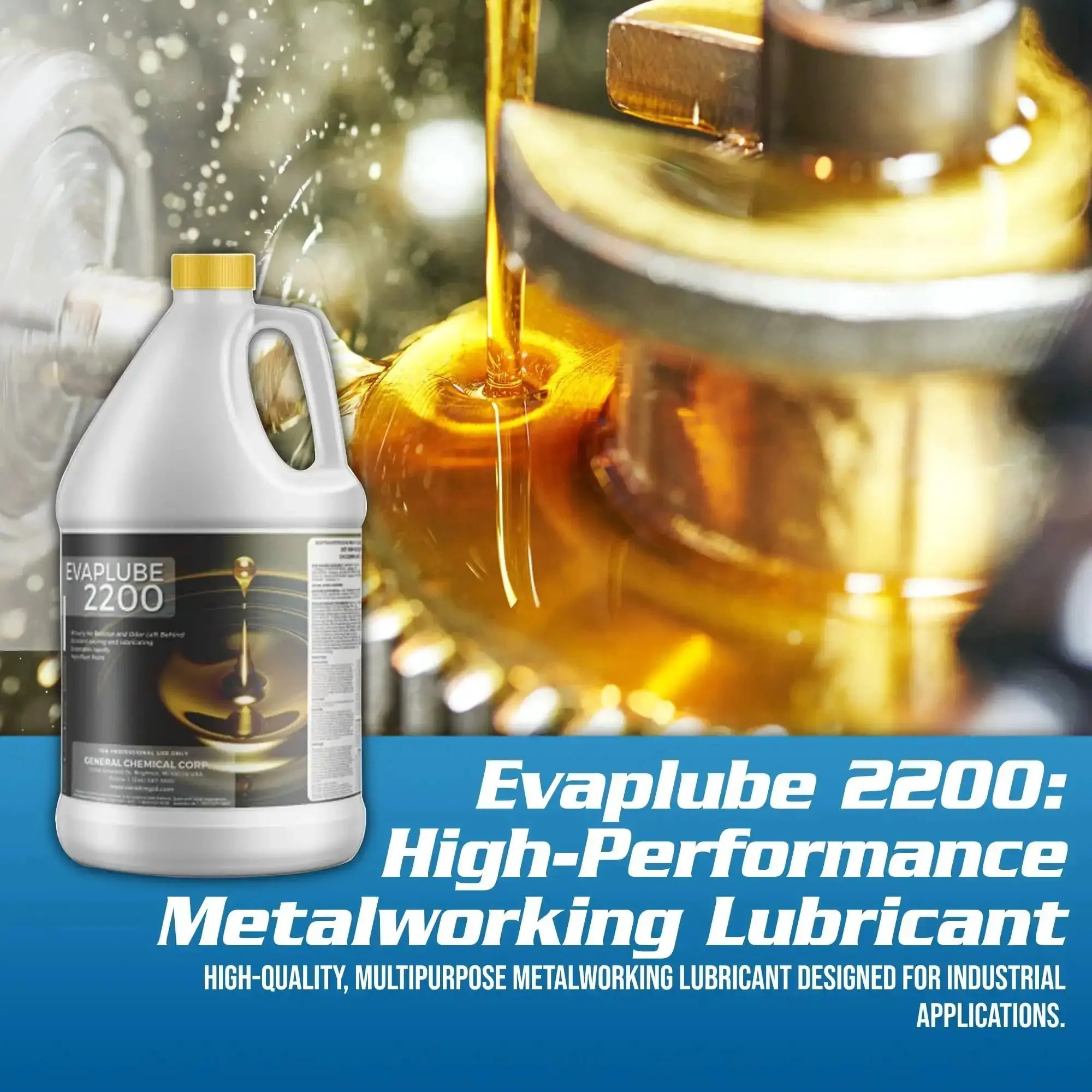 EvapLube 2200 Heavy Duty Penetrating Oil For Metal Multipurpose Lubricant With Easy Removal Large Capacity Spray Ideal For Industrial Metal Forming And Stamping 1 Gallon Jug - Image 4