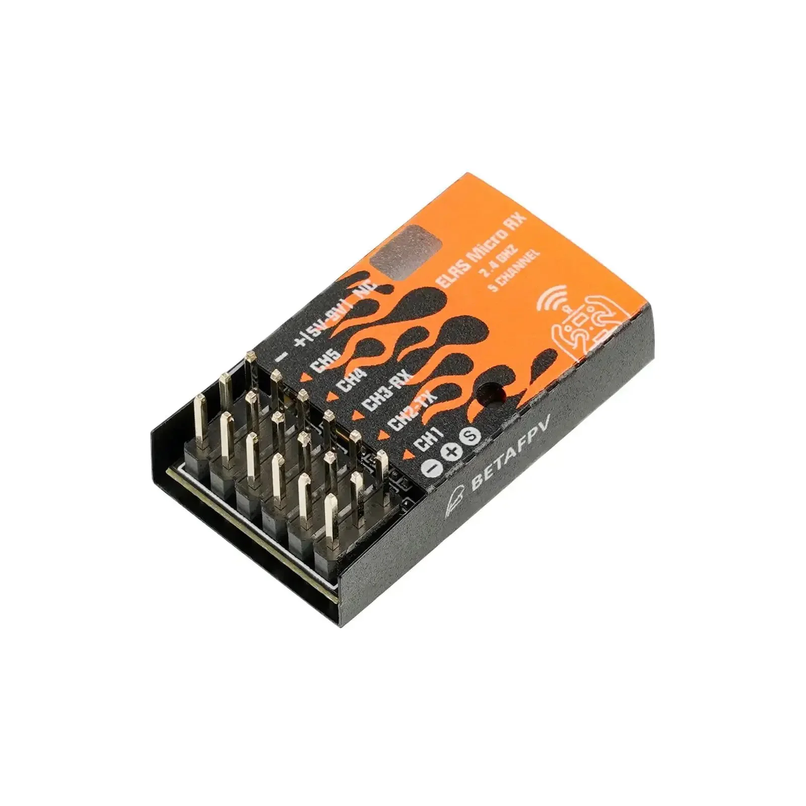 ExpressLRS Micro Receiver With Five PWM Outputs Failsafe And IPEX MHF T Antenna Compatible For Multirotors Fixed Wing Boats And RC Cars Plug And Play Easy To Install CRSF Firmware Support For TX RX Mapping