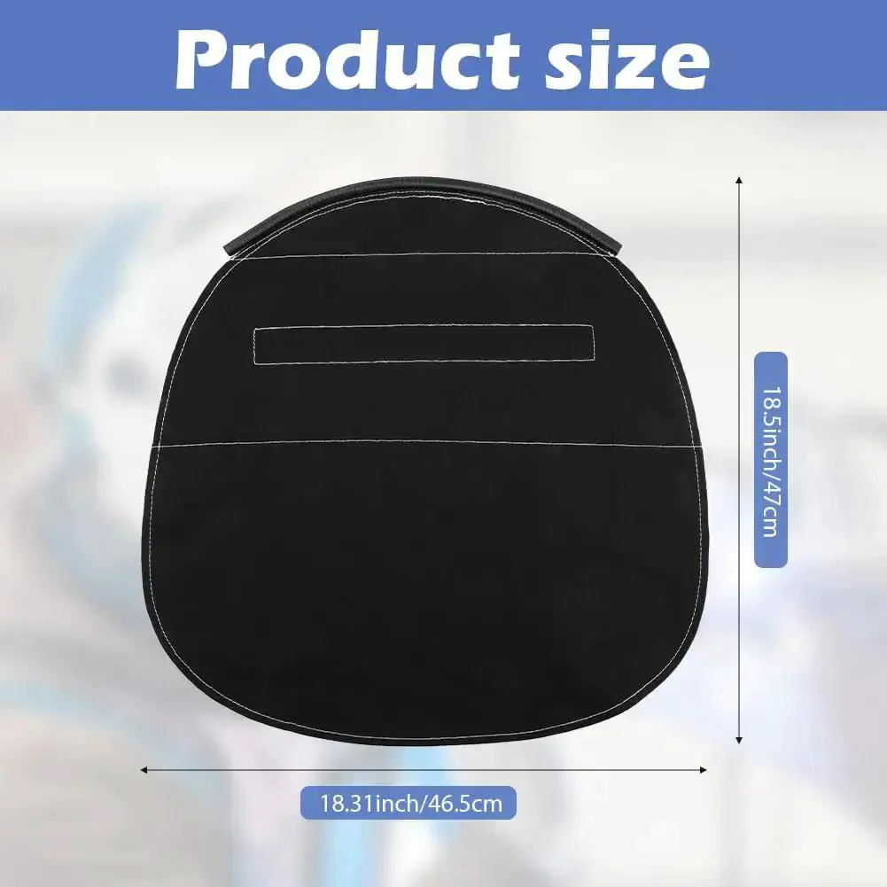 Extended Welding Helmet Cover With Press Fit Seal For Pro Grade Protection, Durable Silicone Seal And Easy Install, Quick Clip Attachment, Fits Most Welding Helmets, Black Hood Guard To Shield Your Face And Gear - Image 9