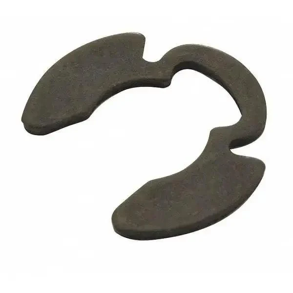 External E Clip Retaining Ring In Steel With Black Phosphate Finish 5 16 Inch Shaft Diameter 0.042 Inch Thick 50 Pack Heavy Duty Hardware For Machinery And Automotive Projects