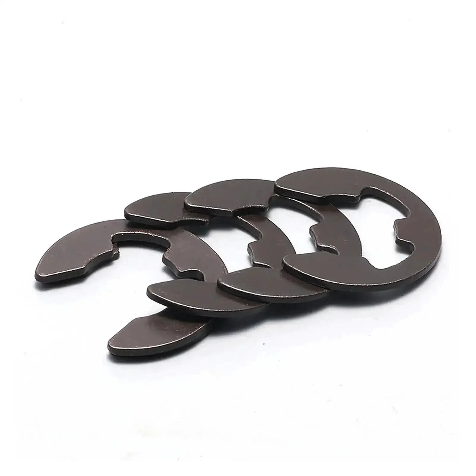 External E Clips Retaining Rings Set In Spring Steel For Shafts DIN6799 65Mn Bulk Pack Heavy Duty C Clip M1.2 To M24 Sizes 2 5 10 25 50 100 Pcs Budget Friendly Industrial Grade One Color Finish - Image 2