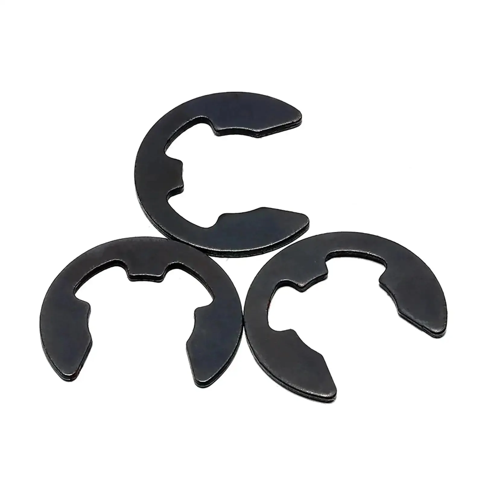 External E Clips Retaining Rings Set In Spring Steel For Shafts DIN6799 65Mn Bulk Pack Heavy Duty C Clip M1.2 To M24 Sizes 2 5 10 25 50 100 Pcs Budget Friendly Industrial Grade One Color Finish - Image 3