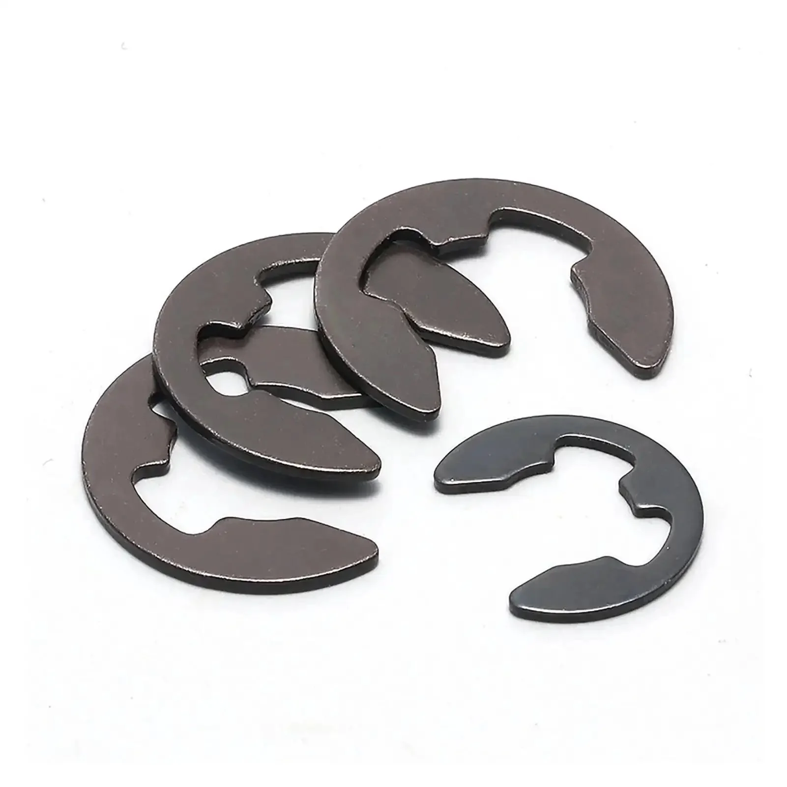External E Clips Retaining Rings Set In Spring Steel For Shafts DIN6799 65Mn Bulk Pack Heavy Duty C Clip M1.2 To M24 Sizes 2 5 10 25 50 100 Pcs Budget Friendly Industrial Grade One Color Finish - Image 4