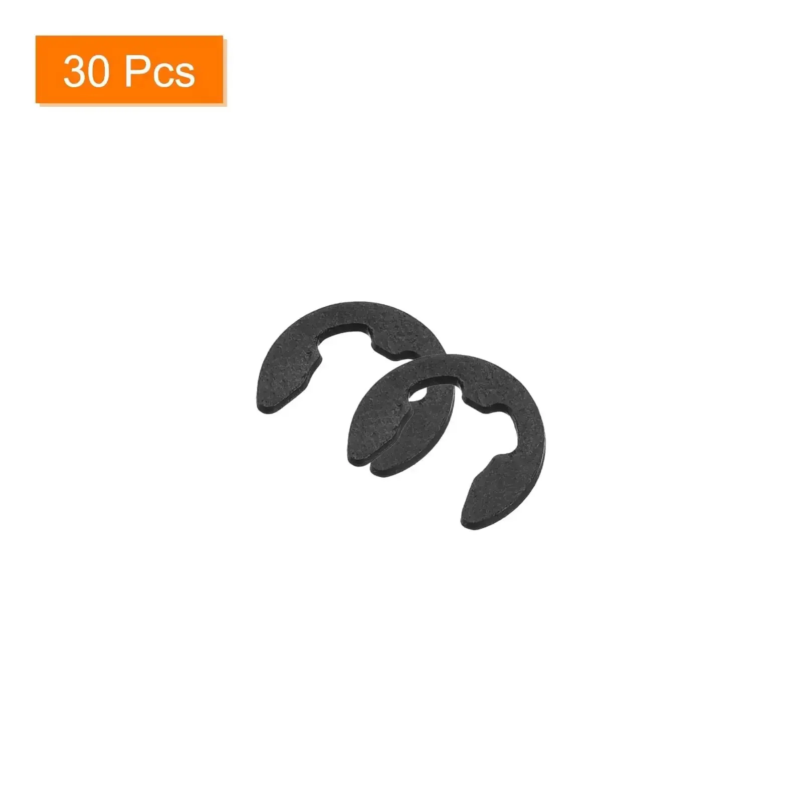 External Retaining Rings 30 Pack 5.25mm E Clip Snap Rings Pro Grade Kit For Valves And Electrical Appliances Made From 65Mn Carbon Steel Burr Free Smooth Finish Ready For Quick Install - Image 7
